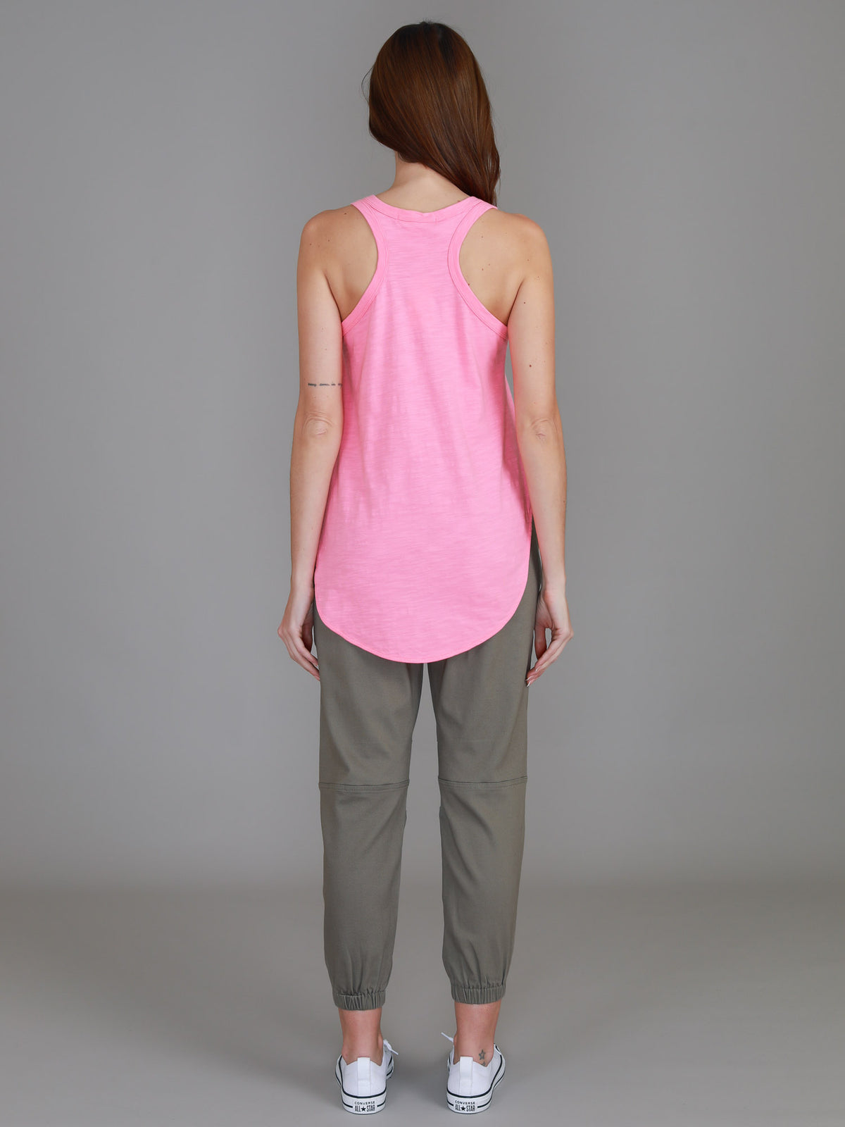 vintage pink longline tank