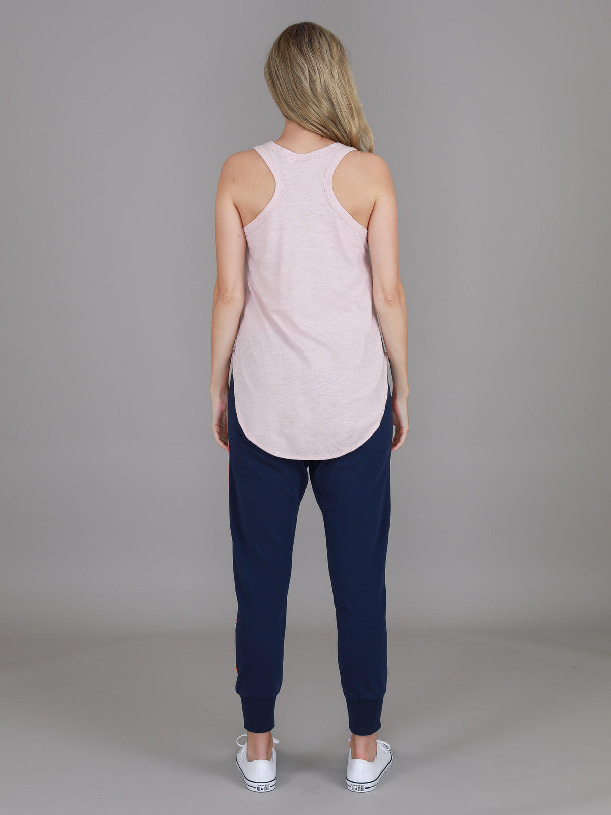 pink scoop neck tank