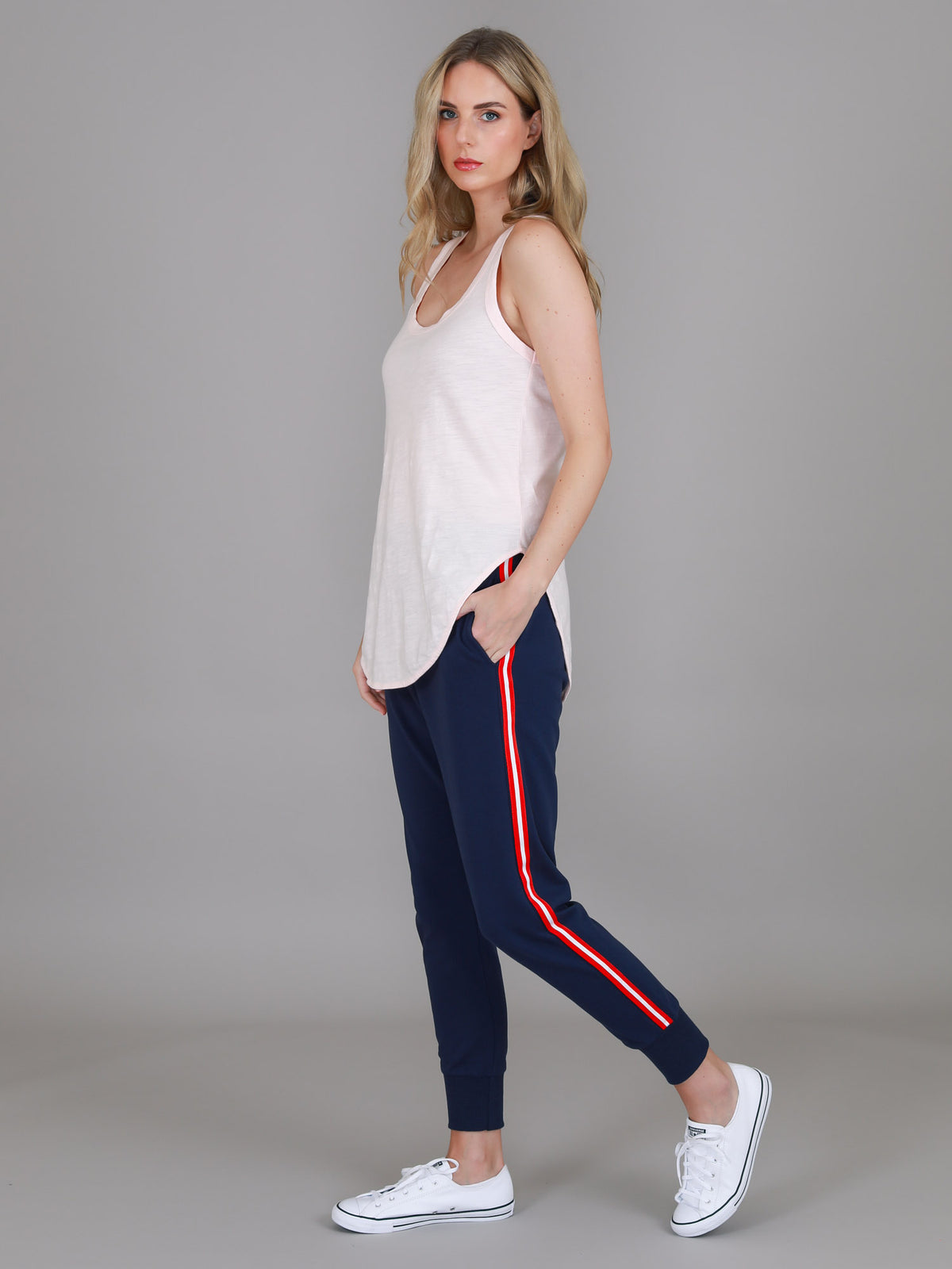 blush tank top