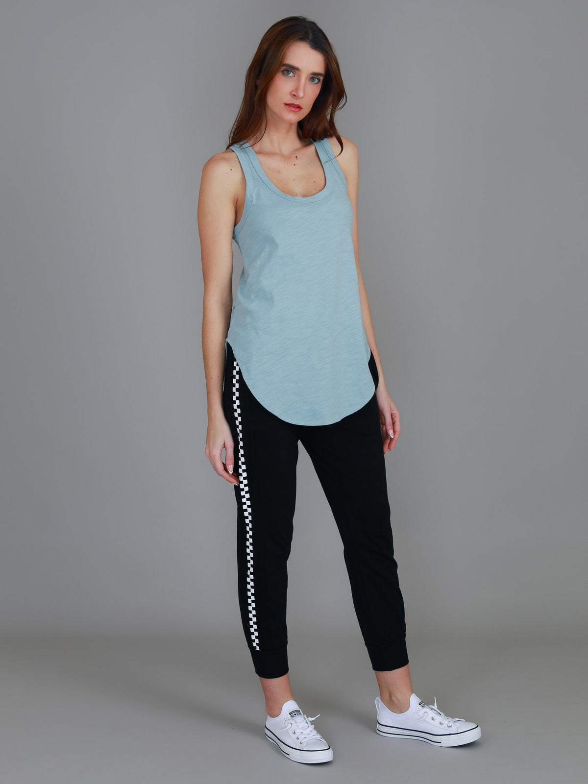 mint scoop neck tank