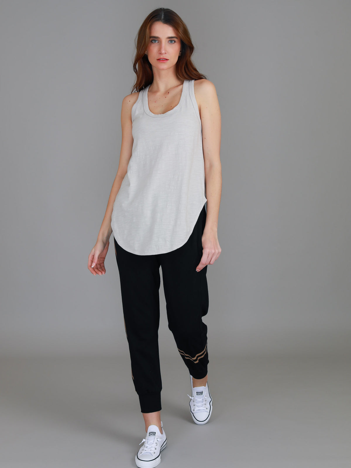 stone racerback singlet