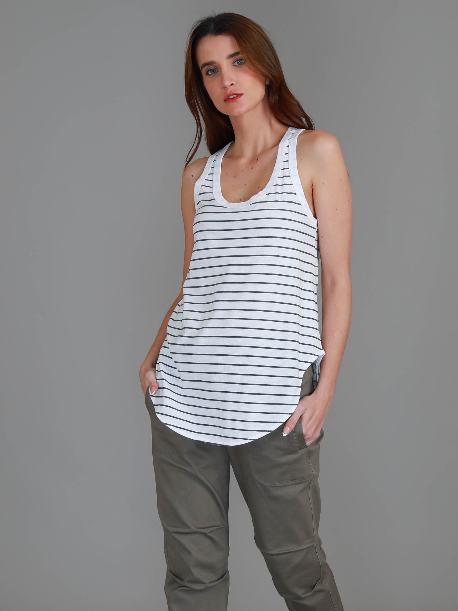 extra long singlet tops australia #color_stripe