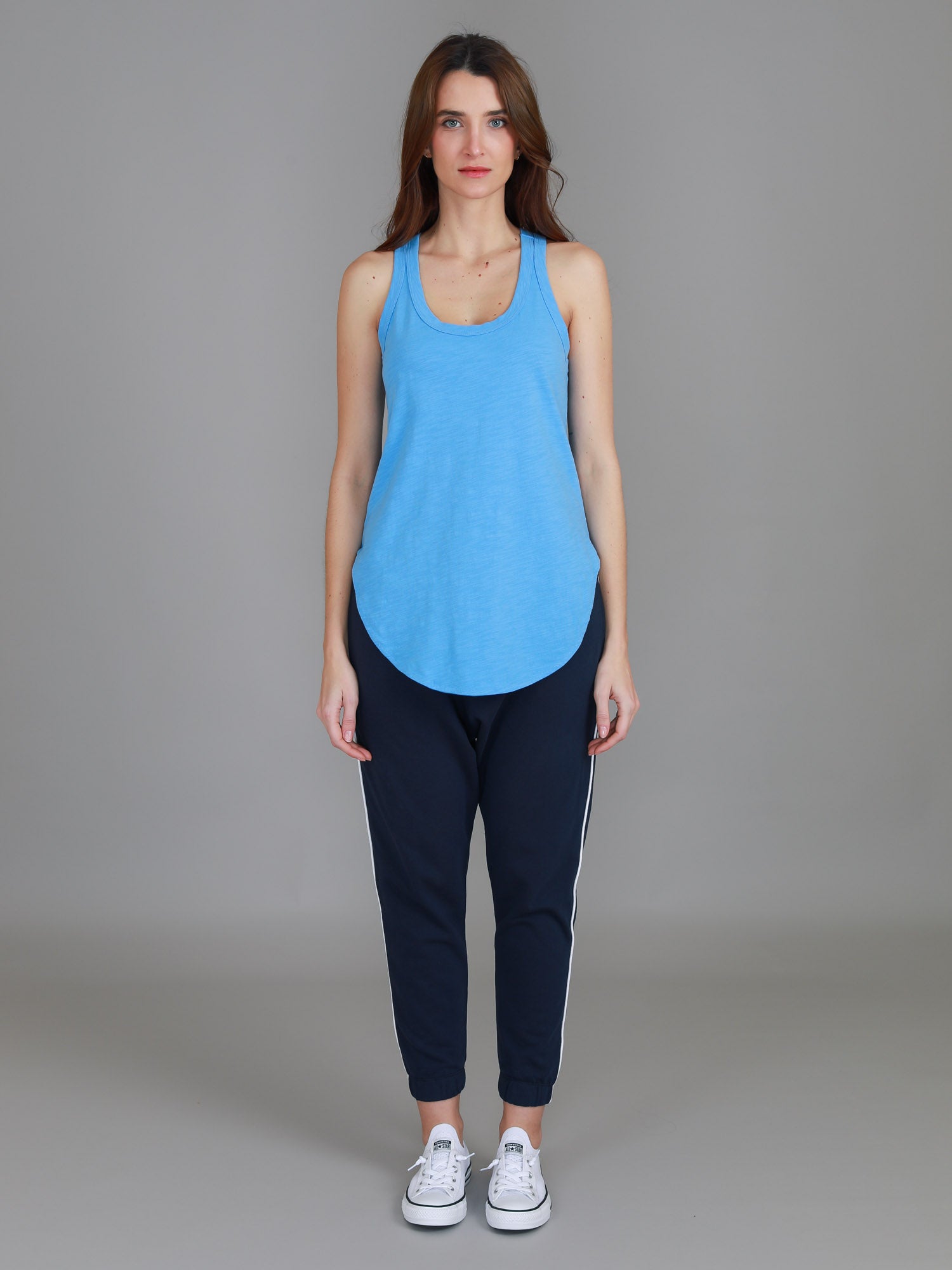 cotton singlet #color_true blue