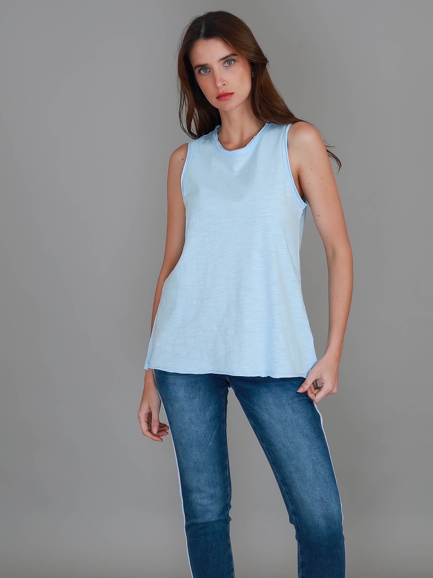 womens muscle tank #color_sky