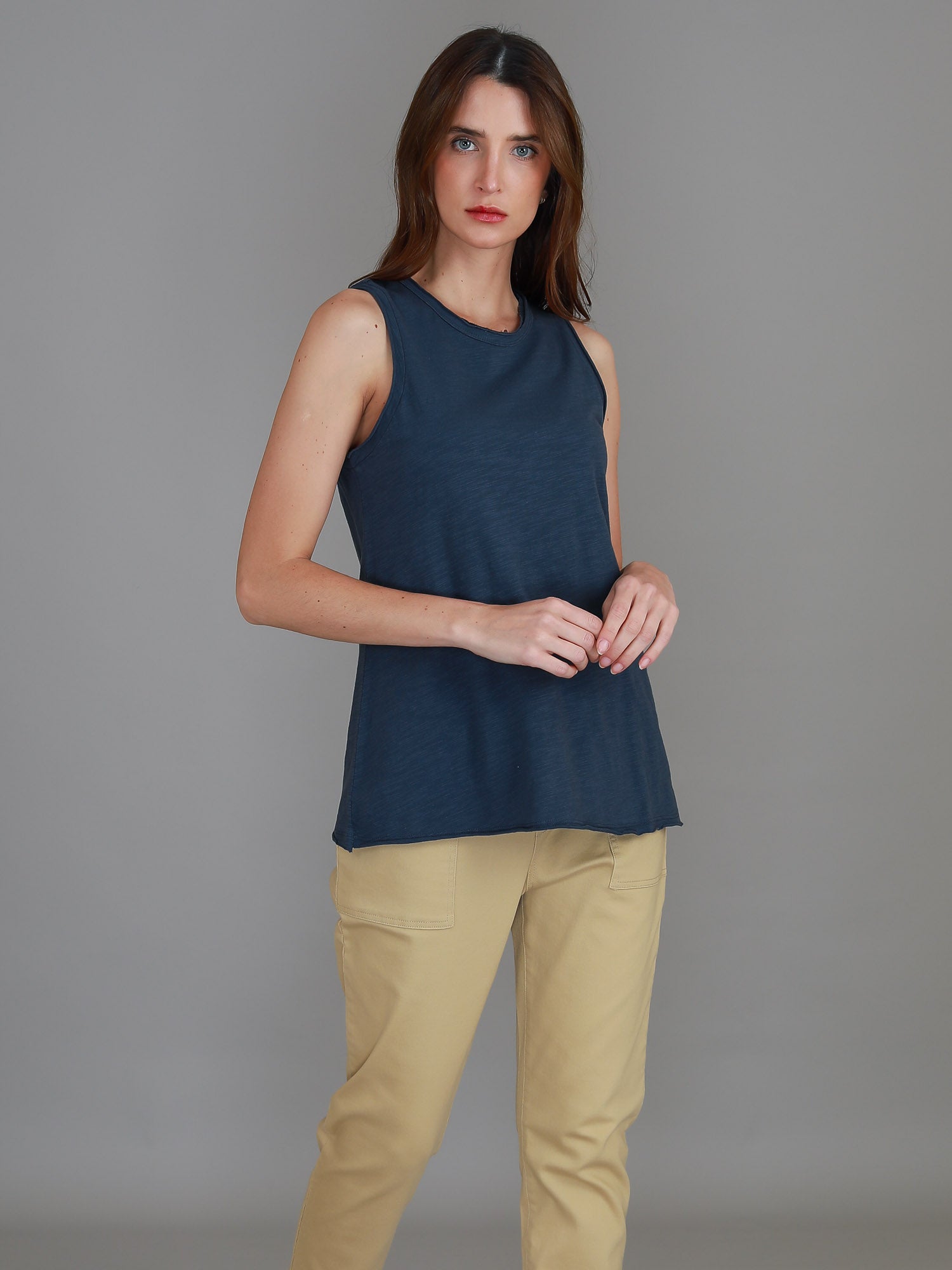 loose tank top #color_indigo