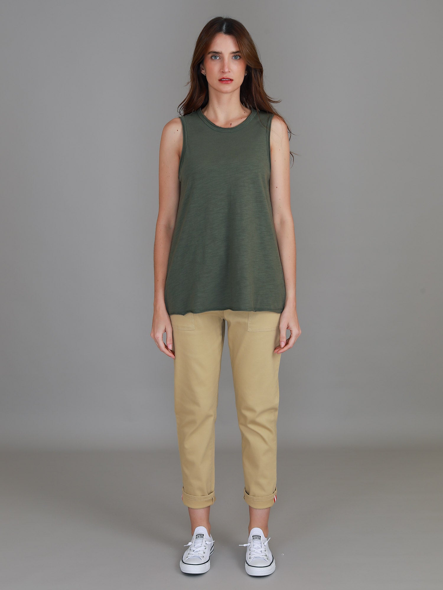 coloured tank tops #color_khaki