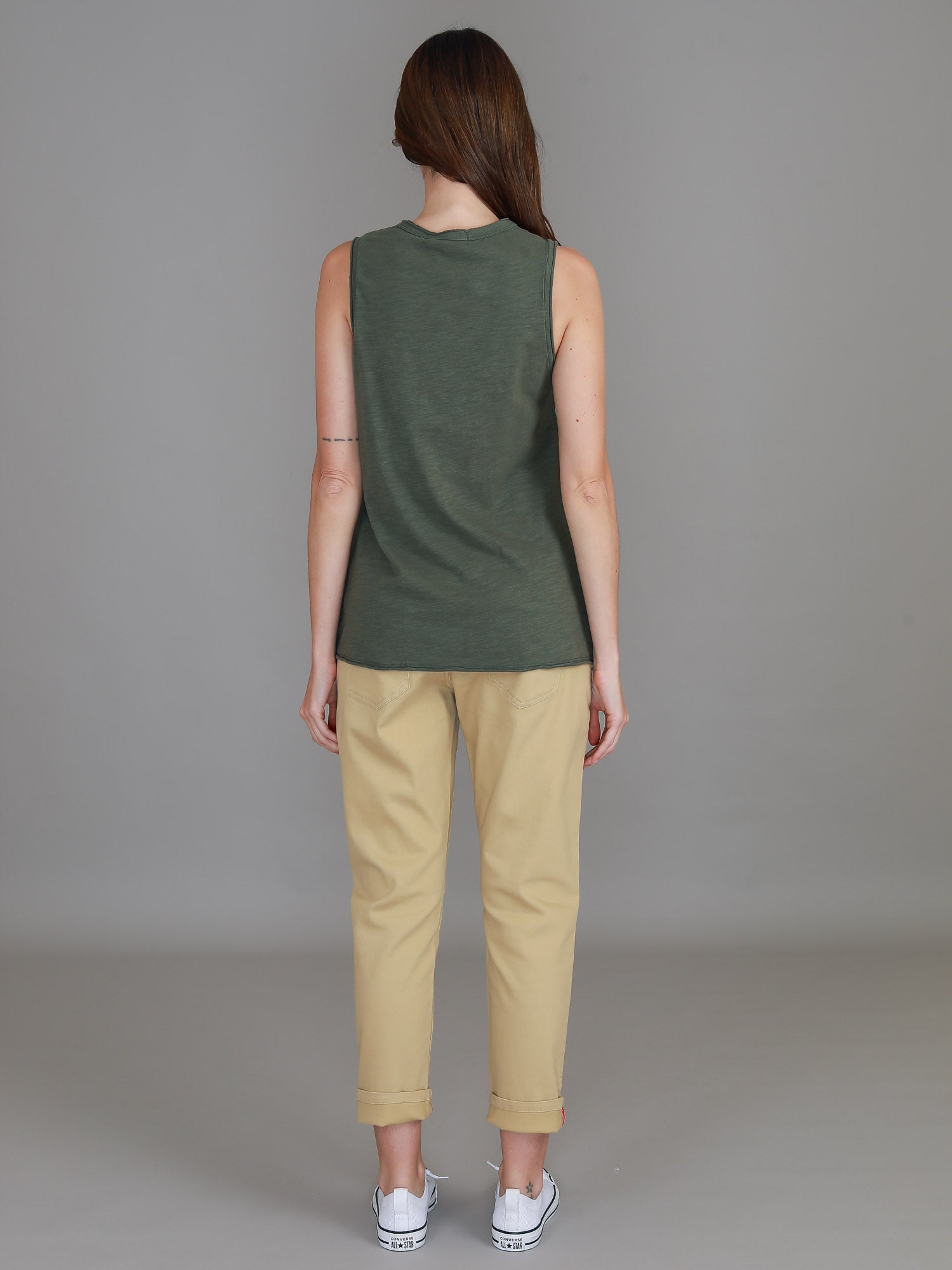 plus size tank tops australia #color_khaki