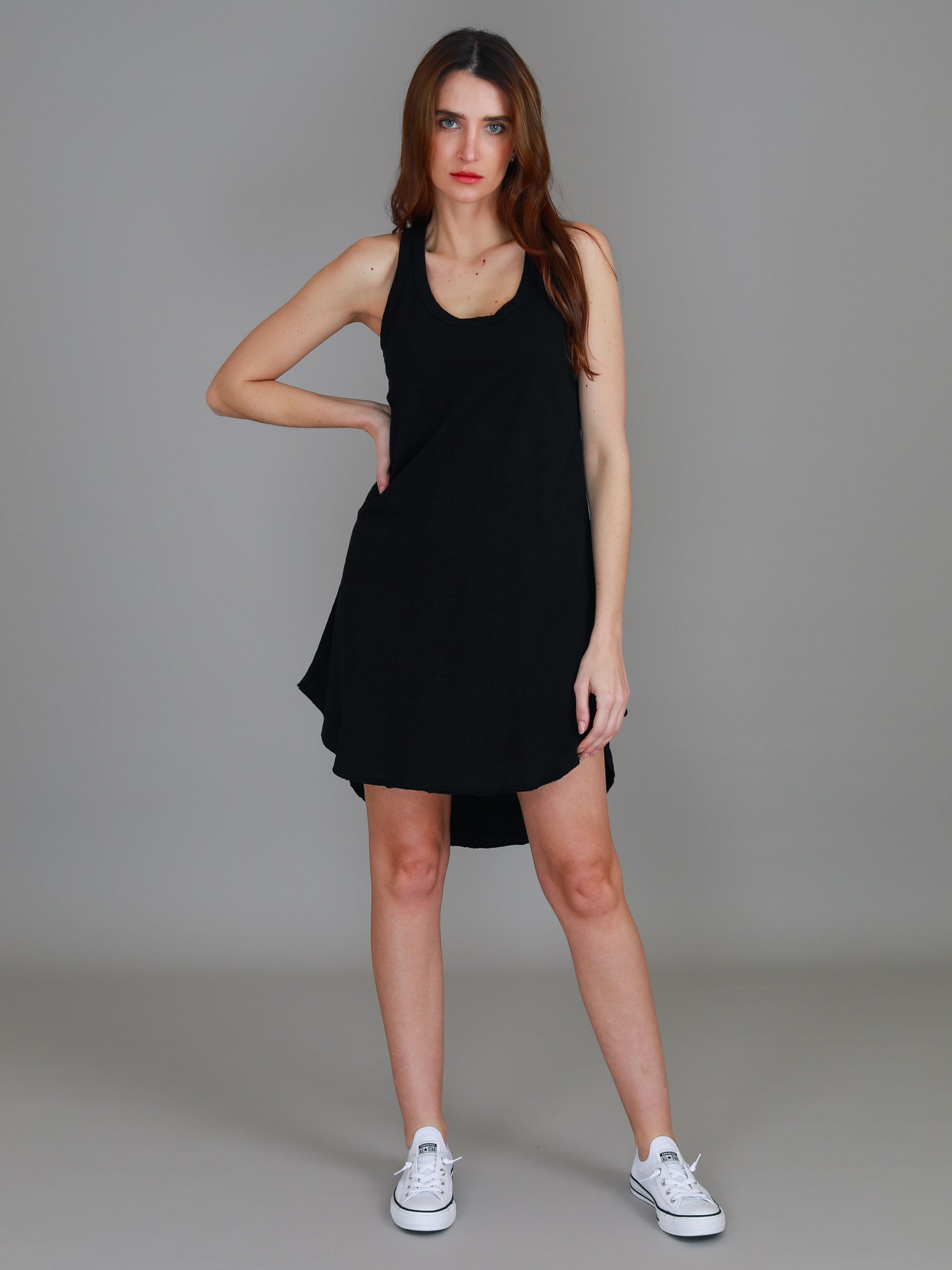 ladies black dress #color_black