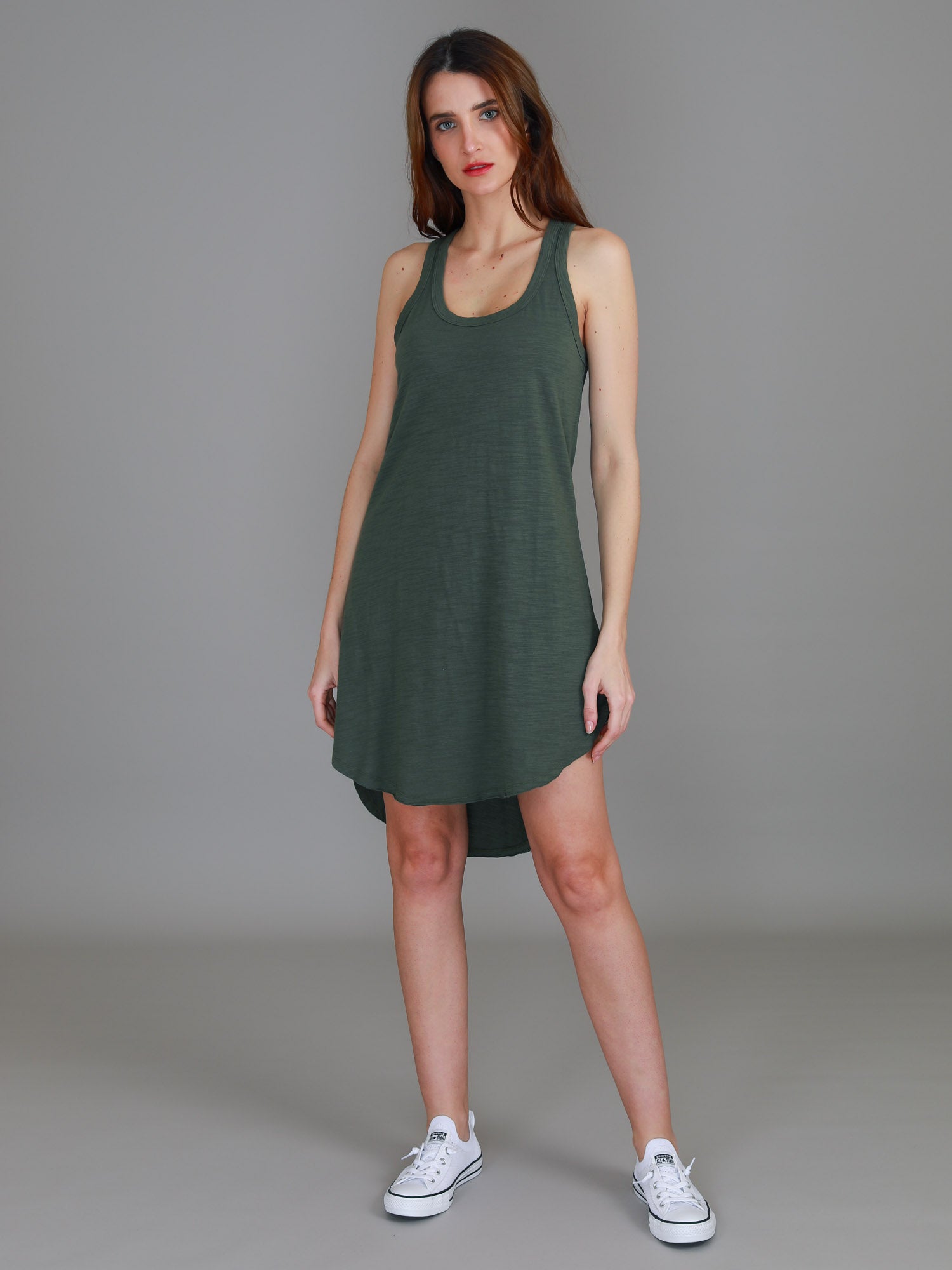 casual day dresses #color_khaki