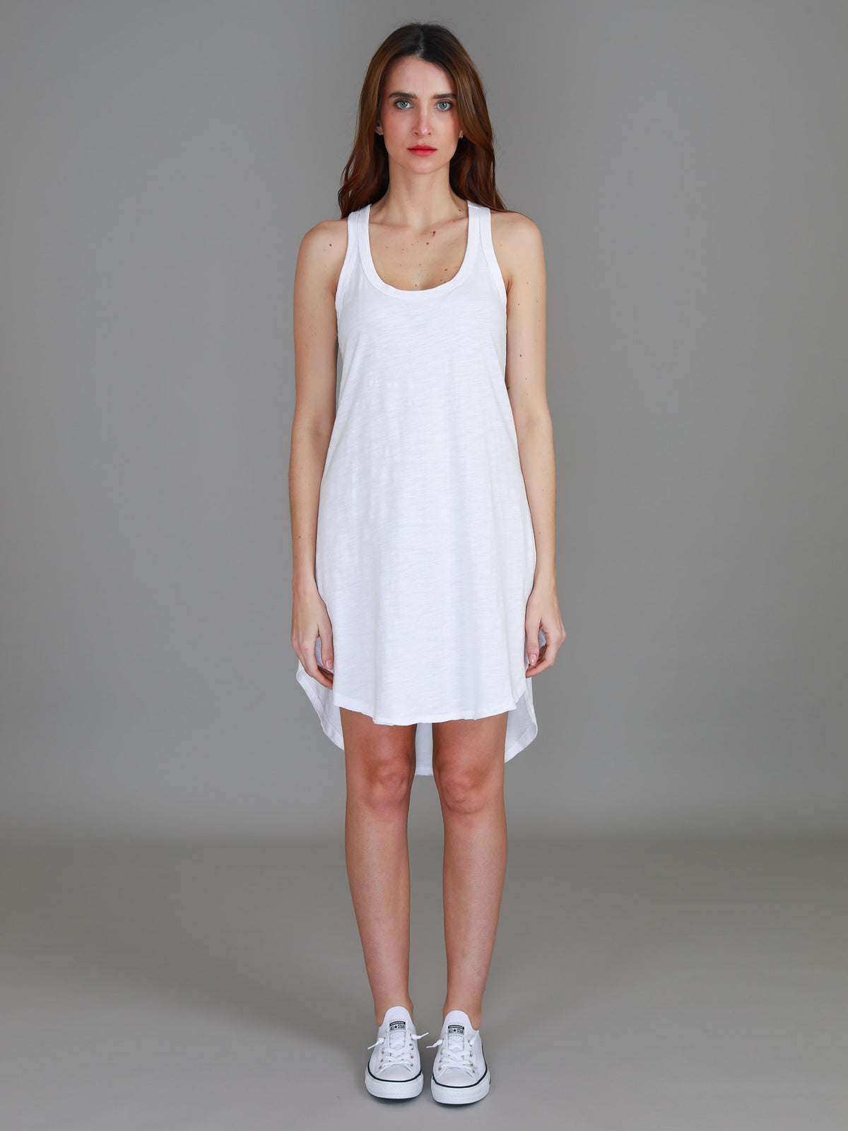 white summer dress
