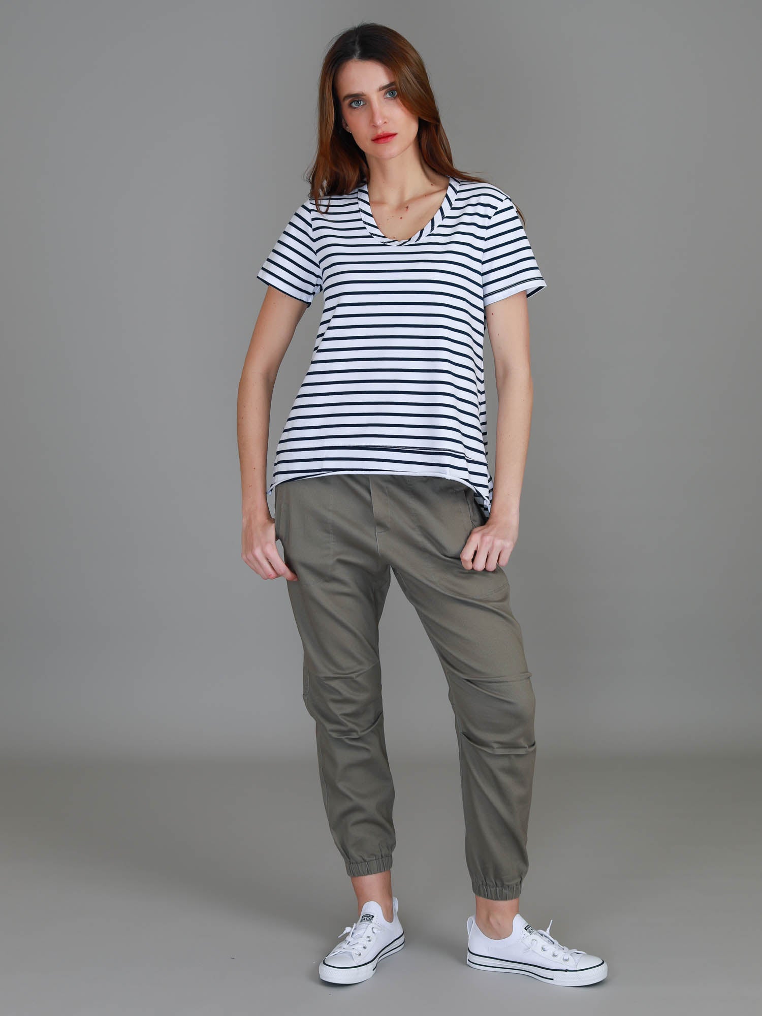 women's striped shirt #color_nautic stripe