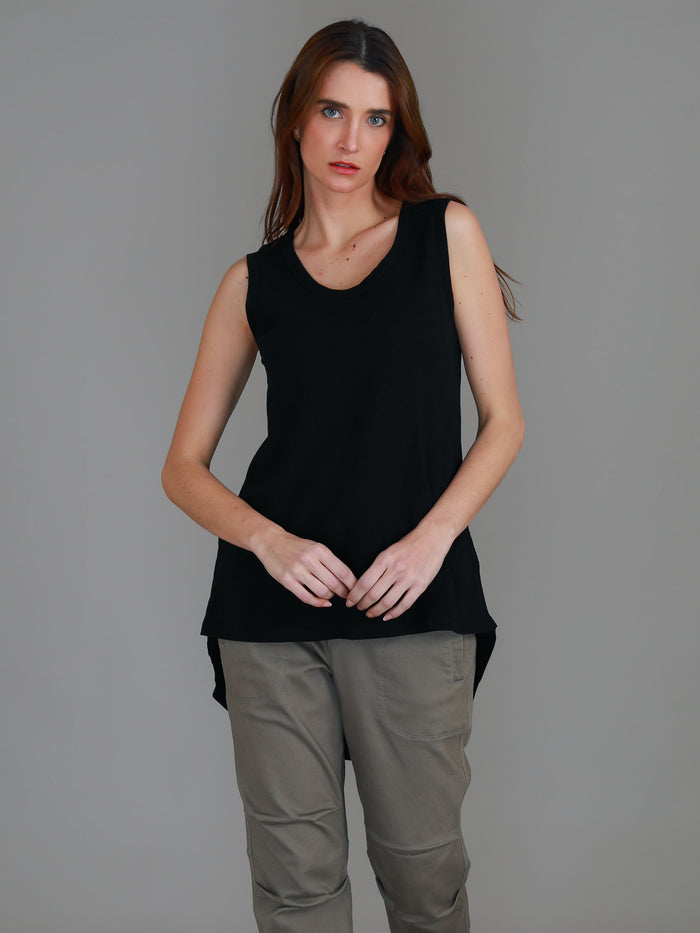 Madison Hi Lo Hem Longline Tank Top (Sale)