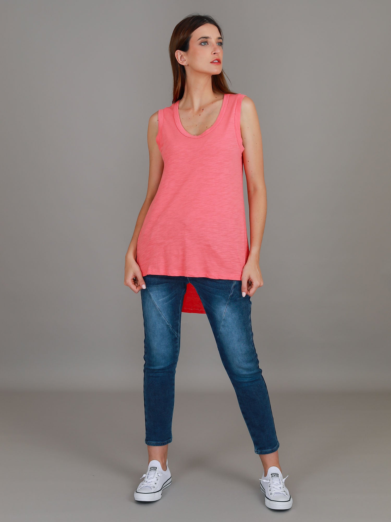 longline womens shirts #color_watermelon