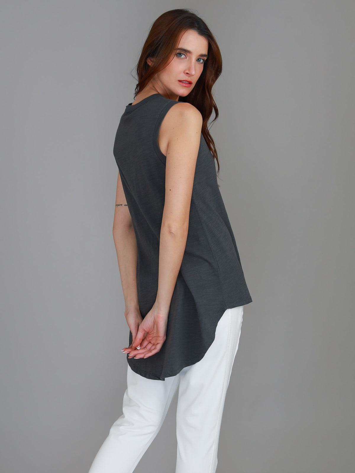 Madison Hi Lo Hem Tank Top