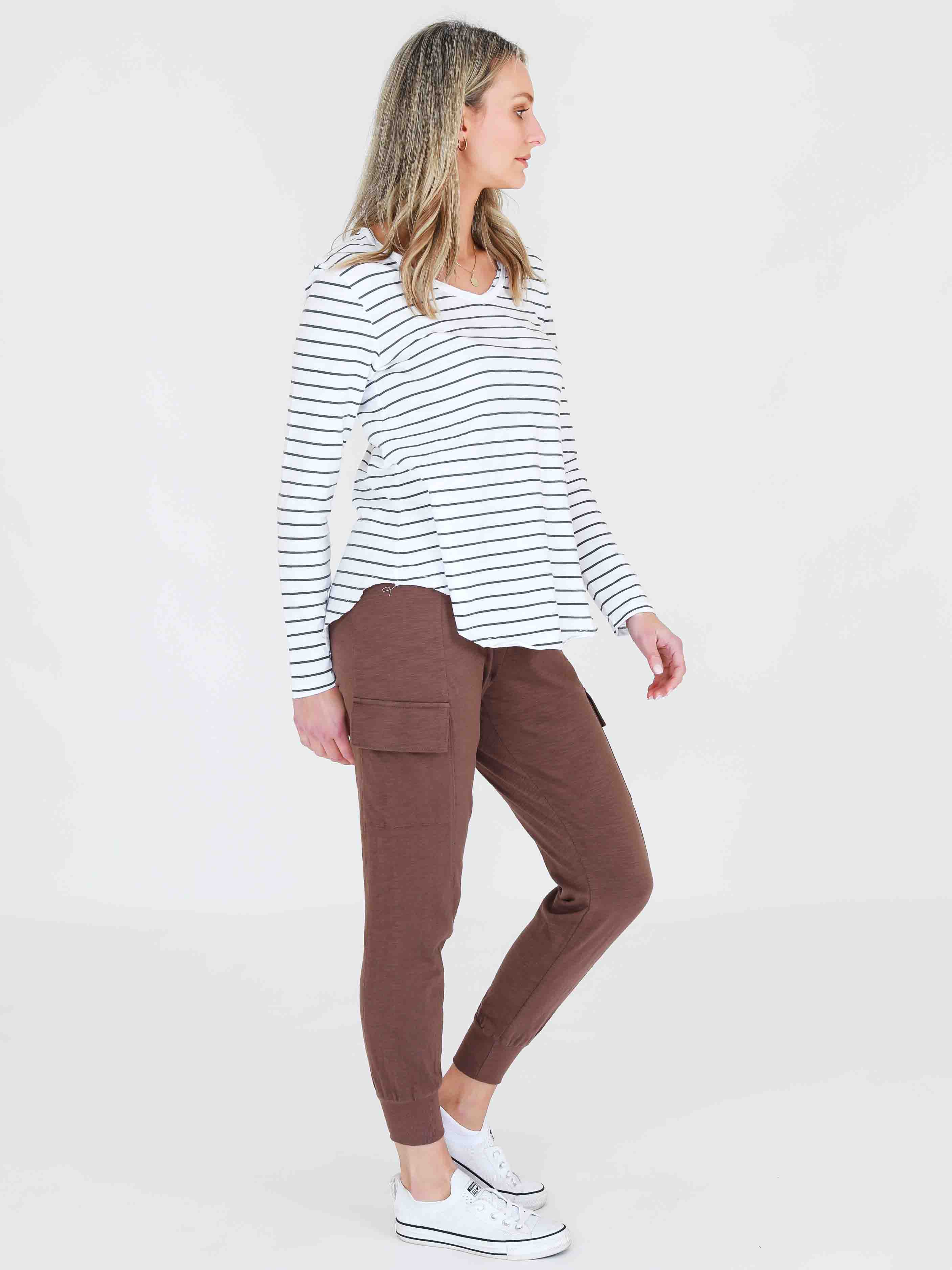 striped long sleeve top #color_stripe