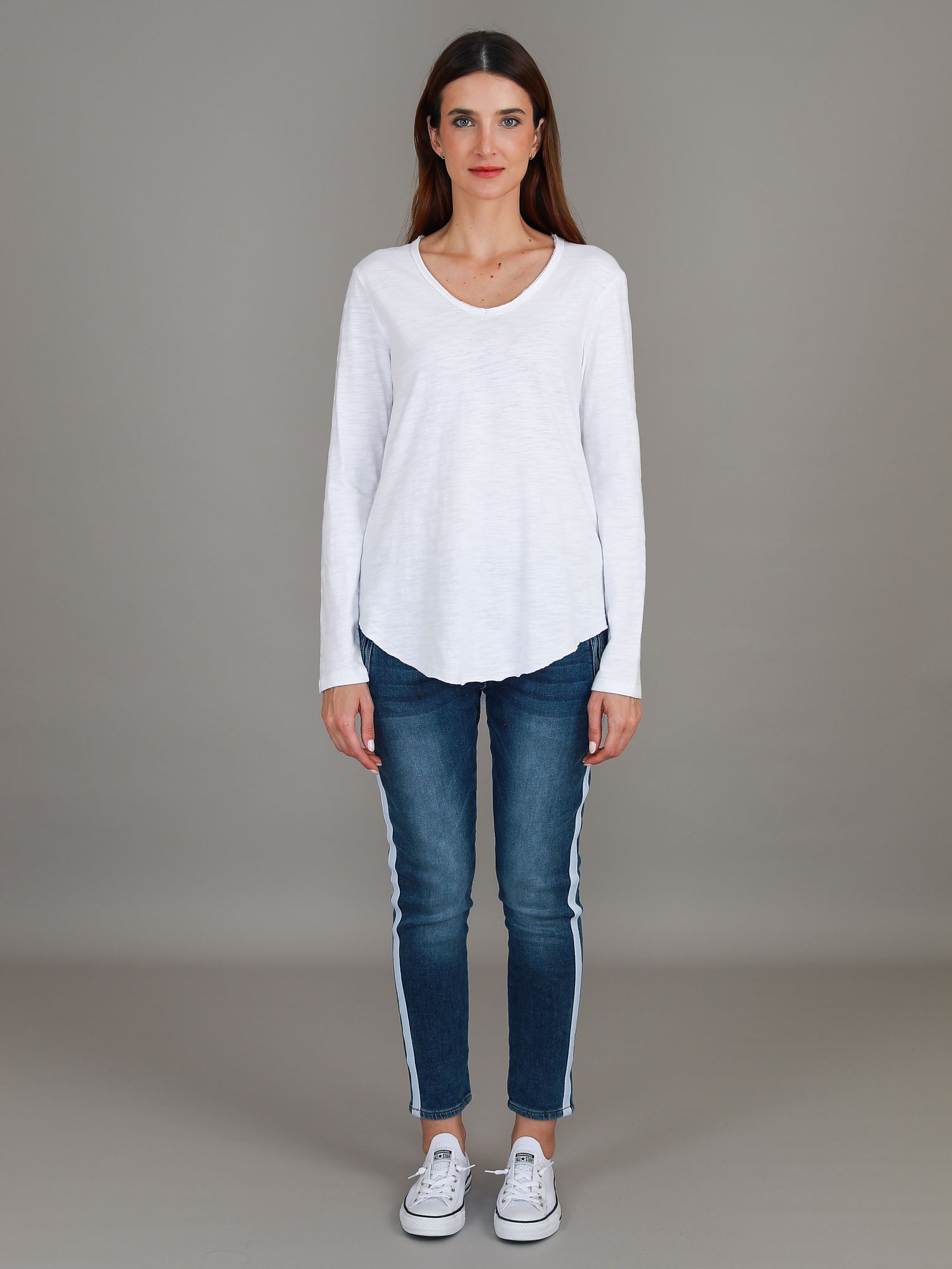 longline shirt womens #color_white