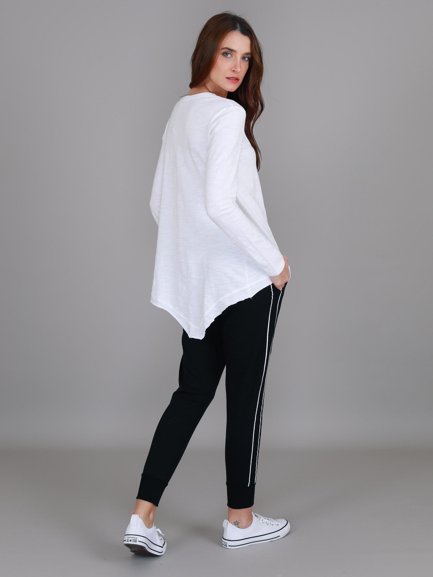 white long sleeve top womens #color_white