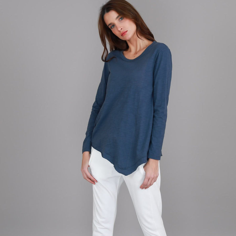 Adelaide Asymmetrical Hem T Shirt size guide