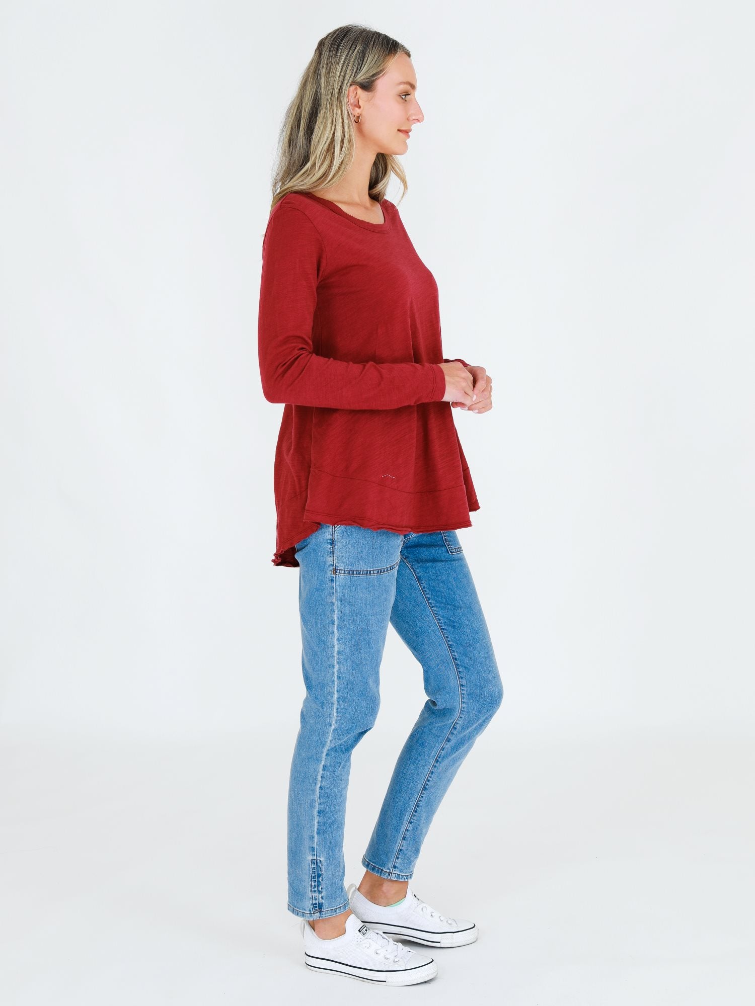 red shirt plus size #color_burgundy