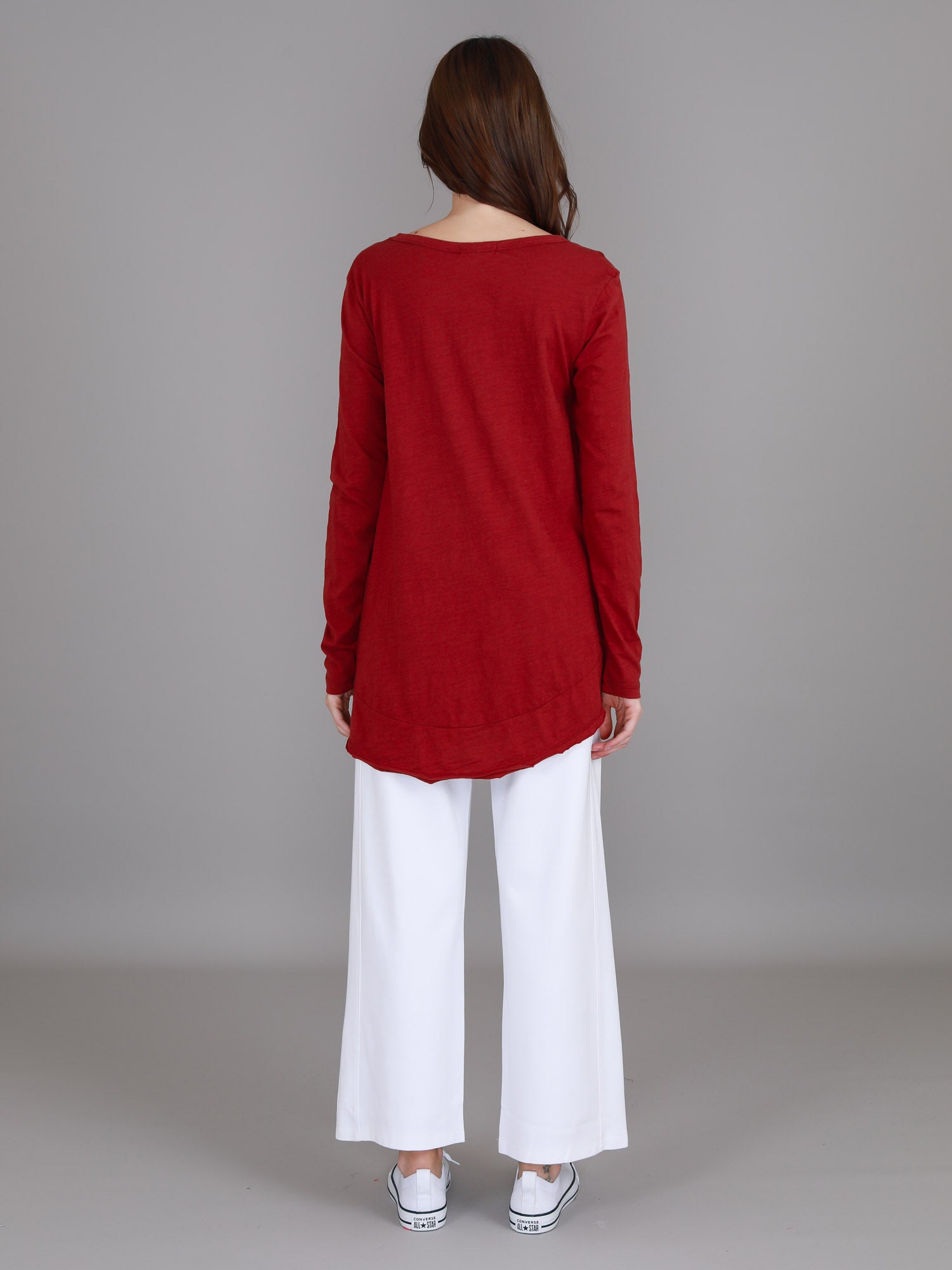 red t shirt women #color_burgundy