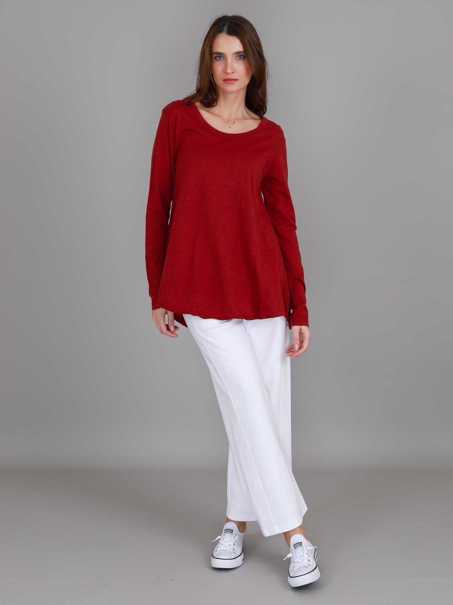 plain red t shirt #color_burgundy