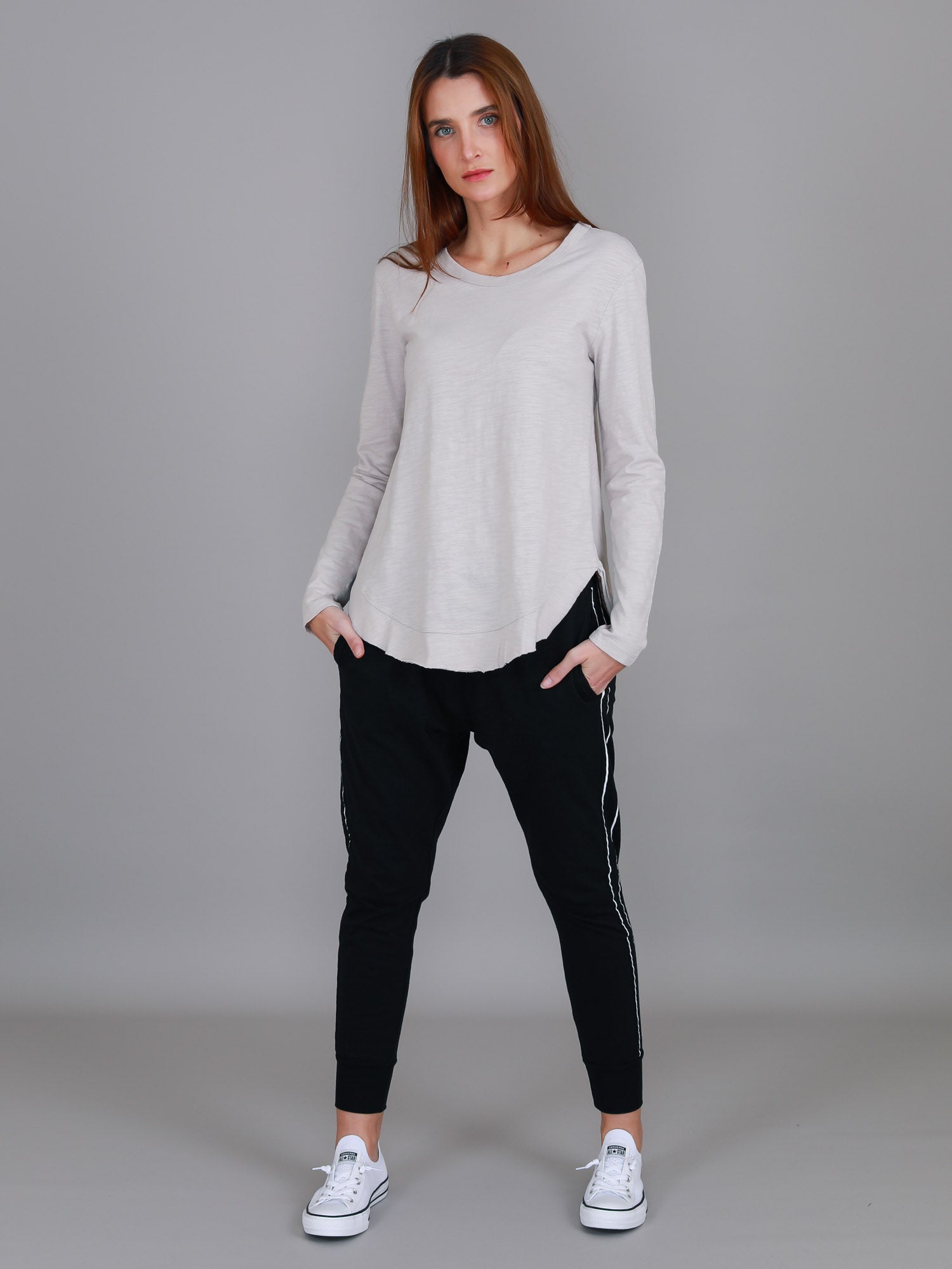 cotton long sleeve t shirt #color_angora