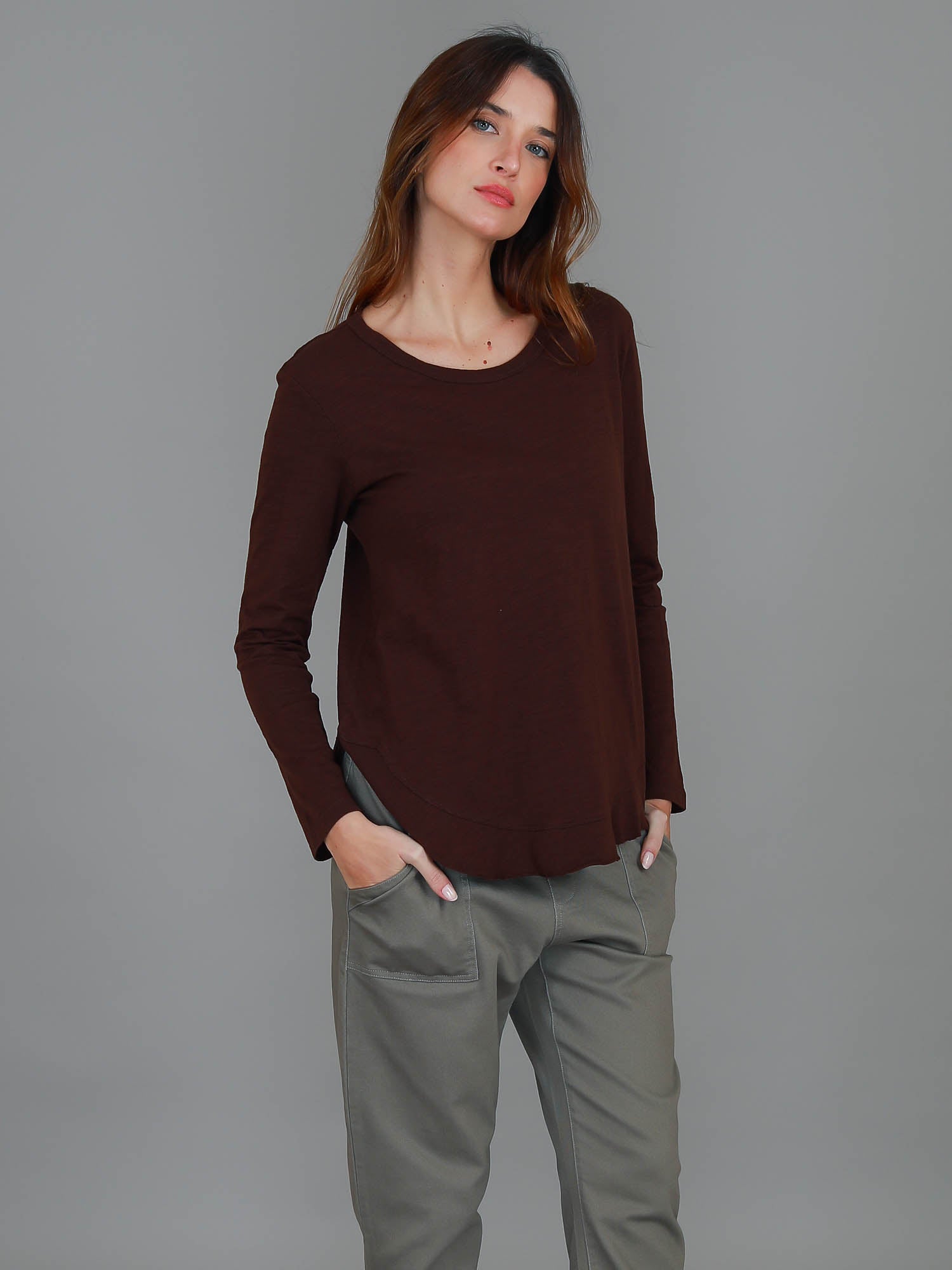 brown tops womens #color_cocoa