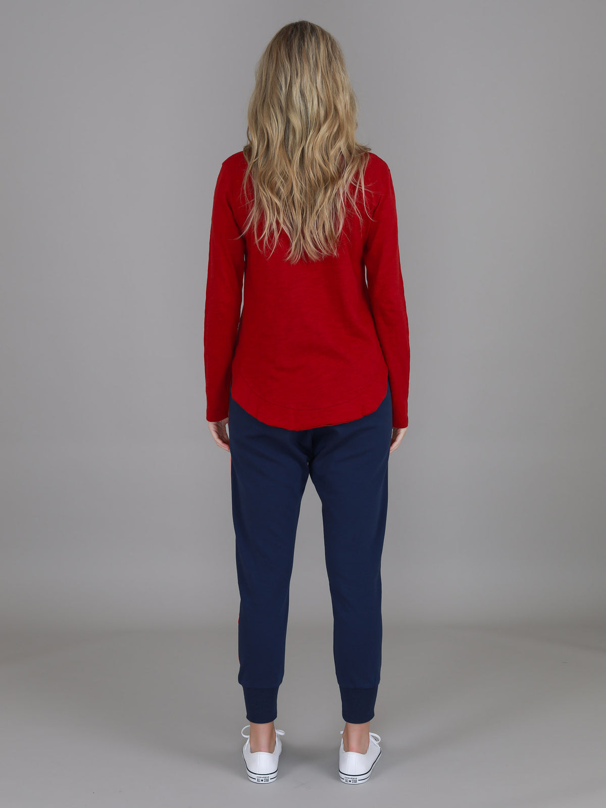 cranberry long sleeve tee women