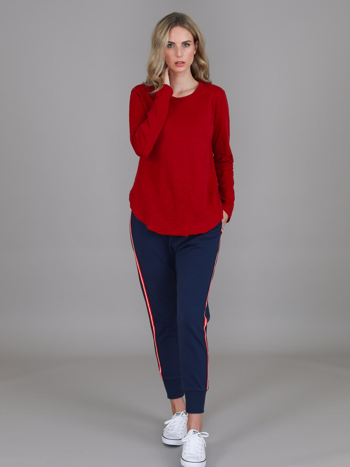 cranberry longline long sleeve