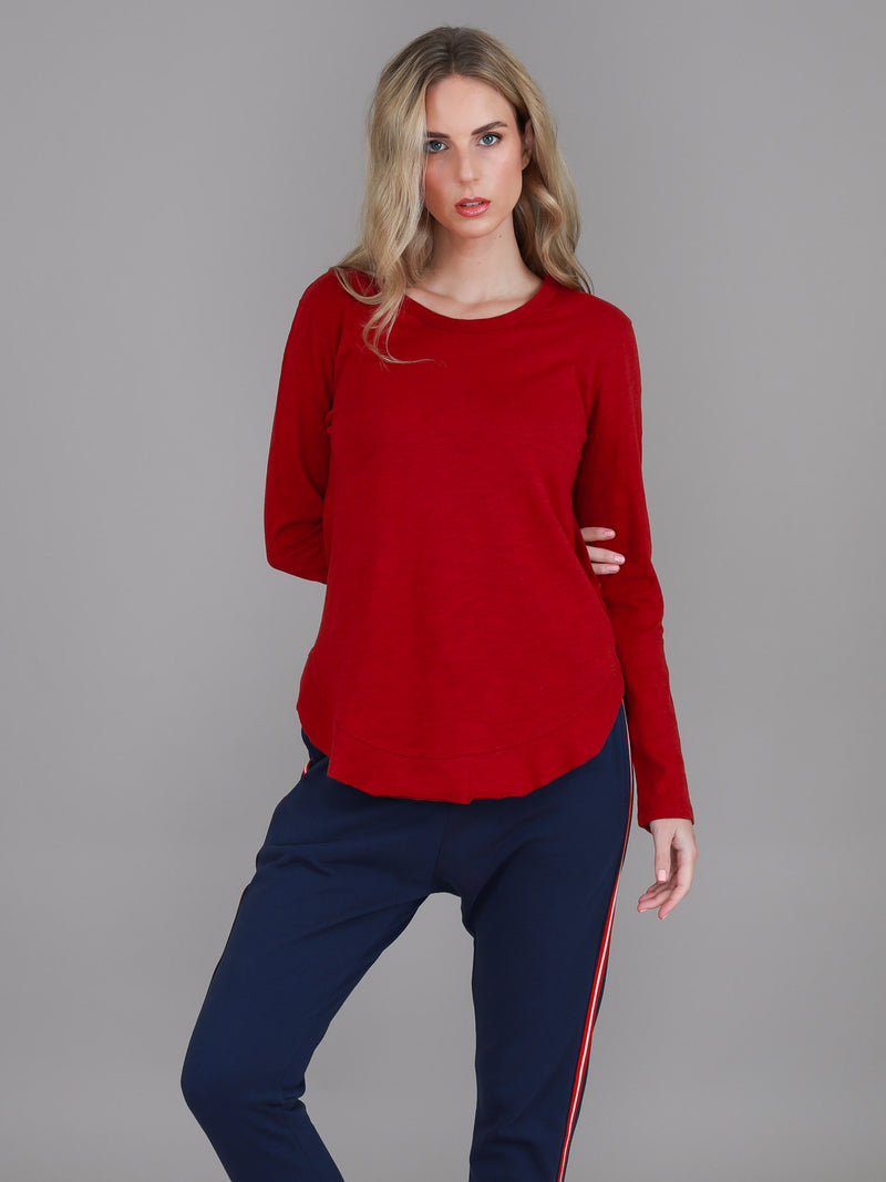 red long sleeve #color_cranberry