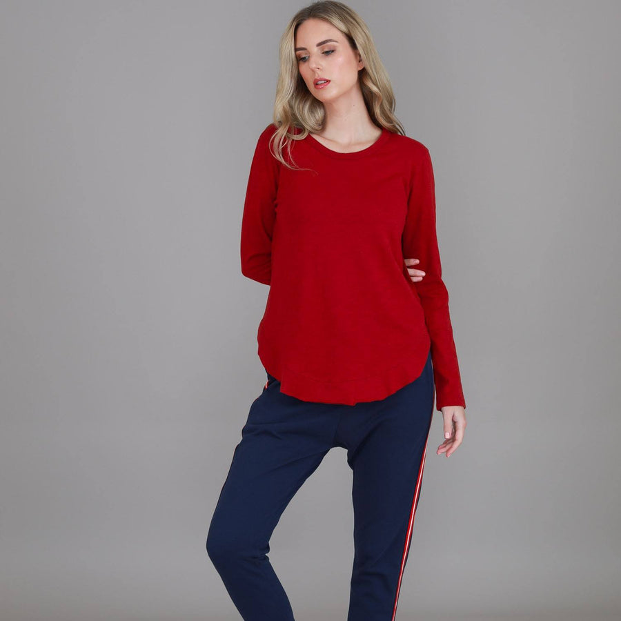 Mosman Long Sleeve Essentials T Shirt size guide