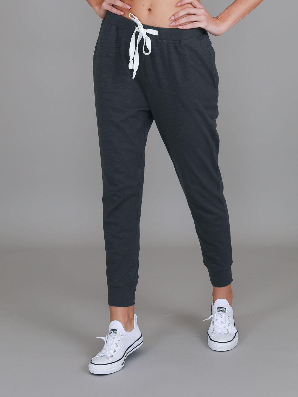 black trackpants