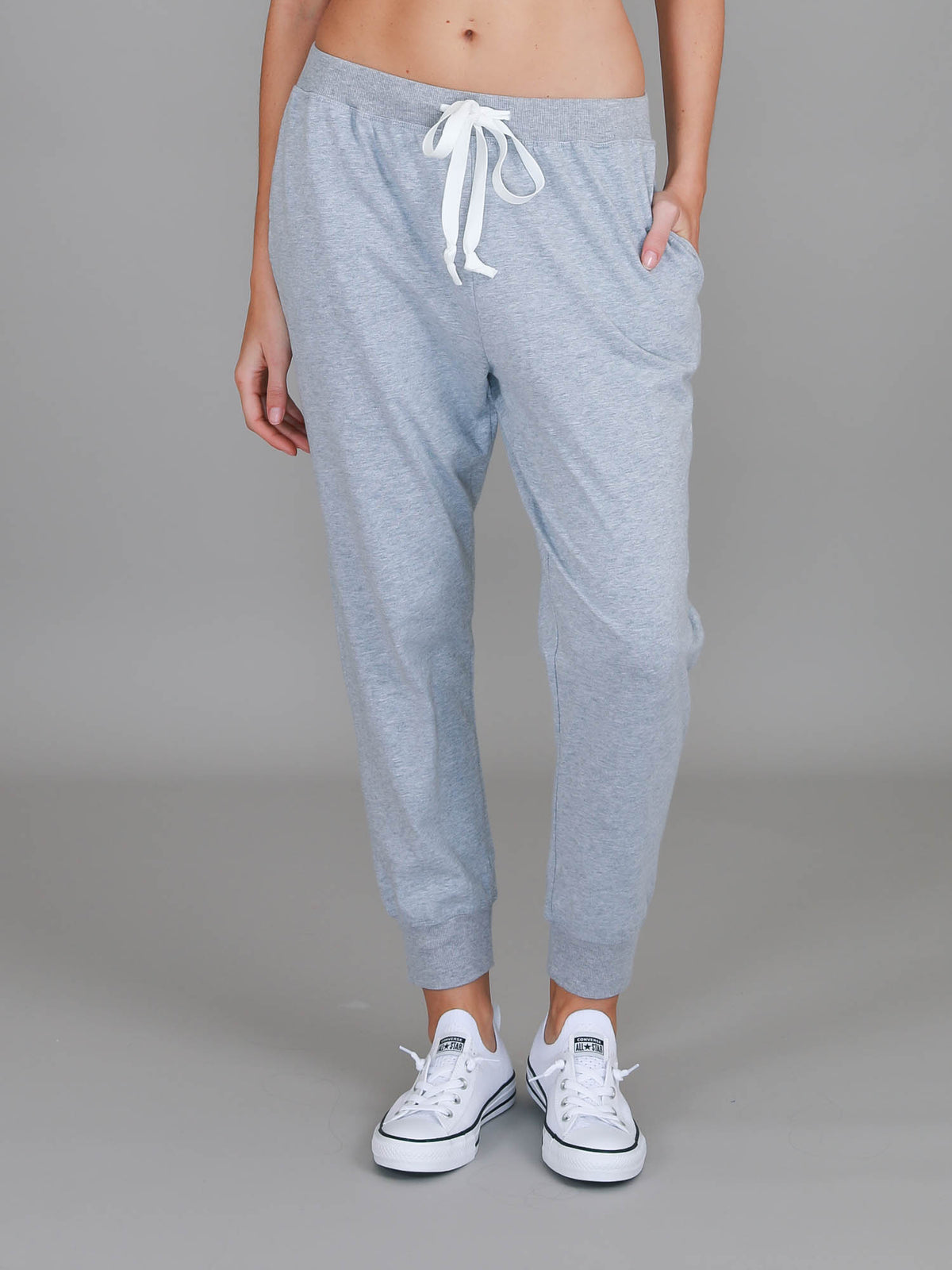 grey joggers