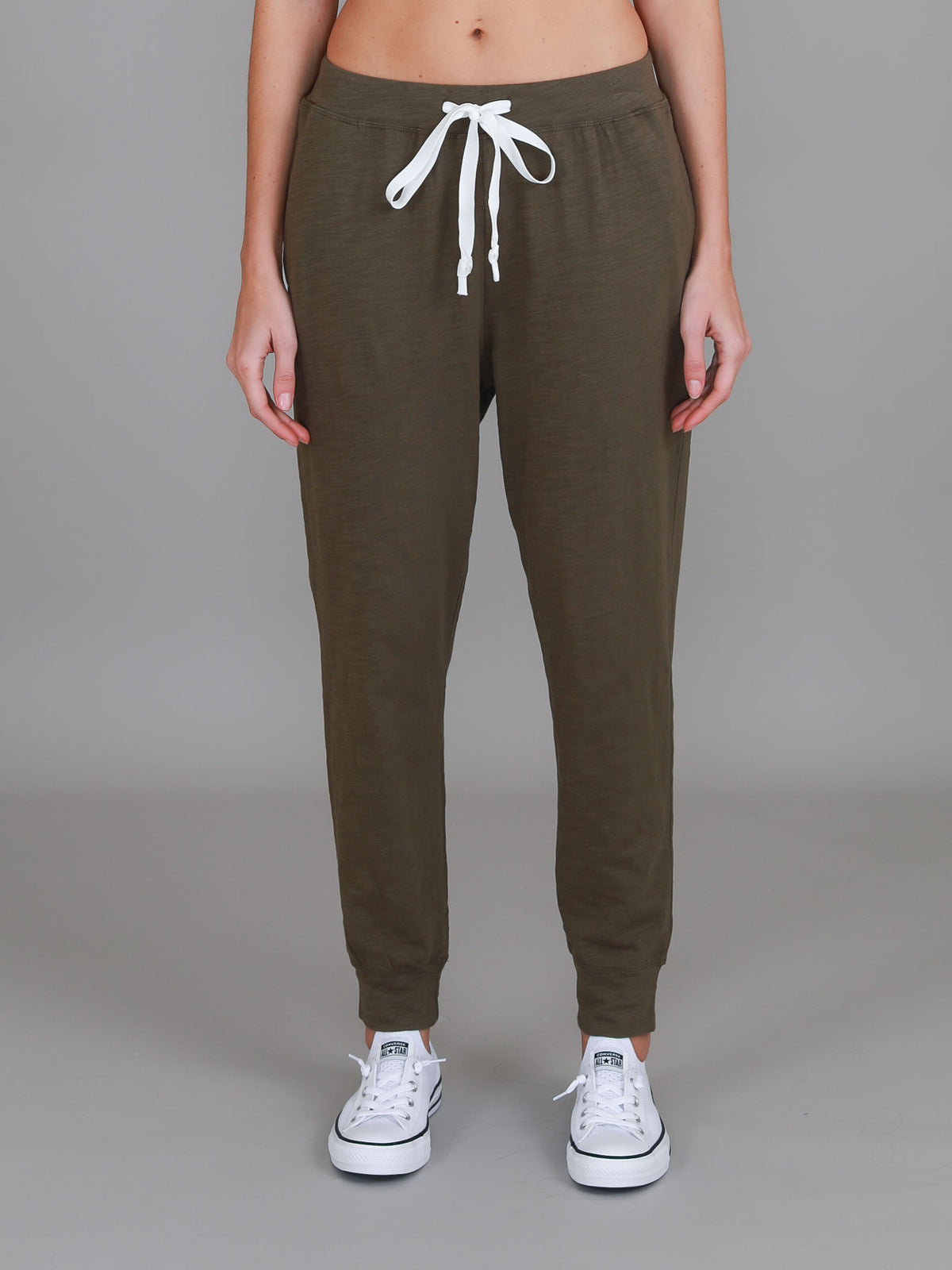 khaki jogger pants