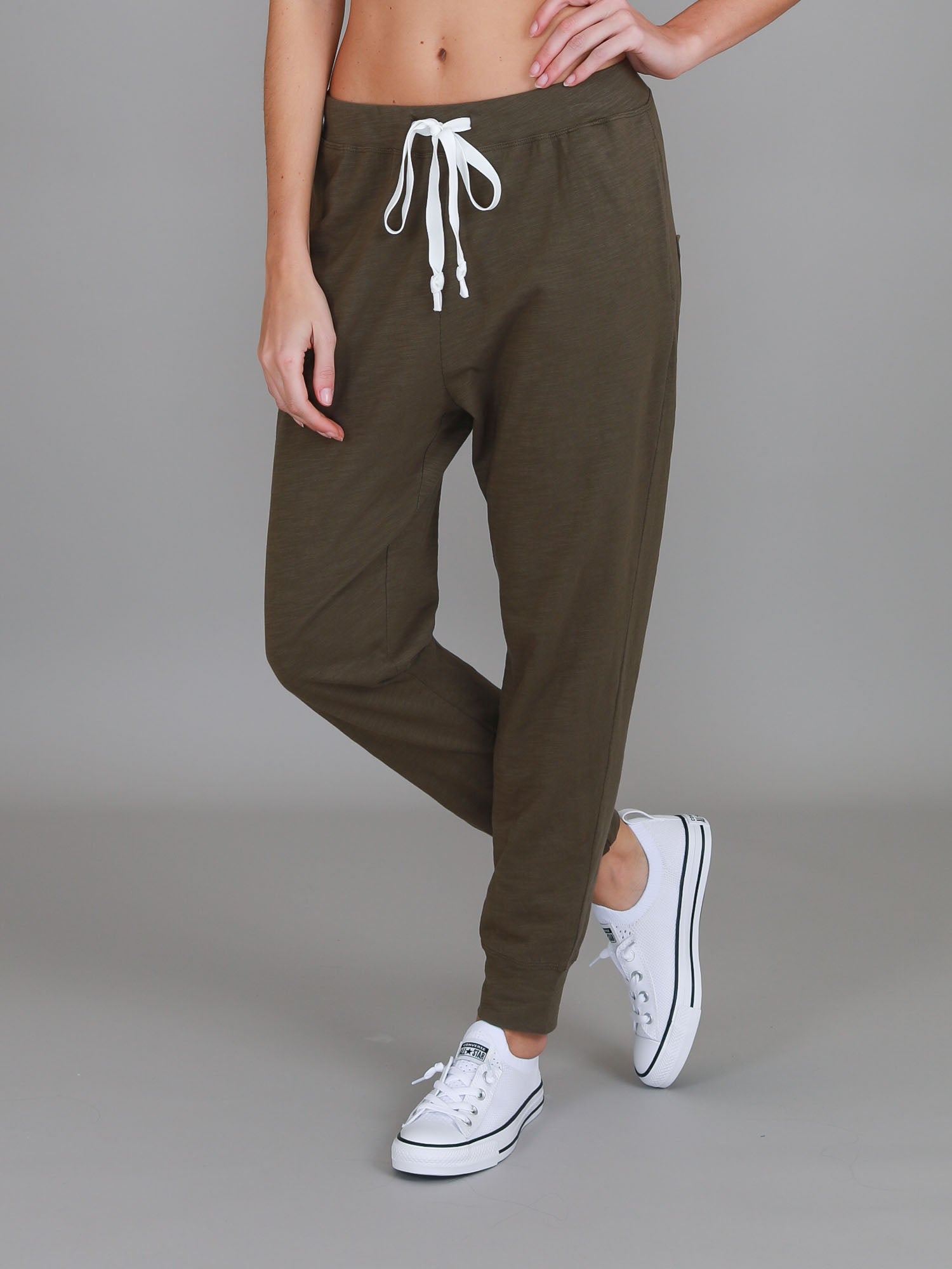 3/4 sweatpants #color_khaki