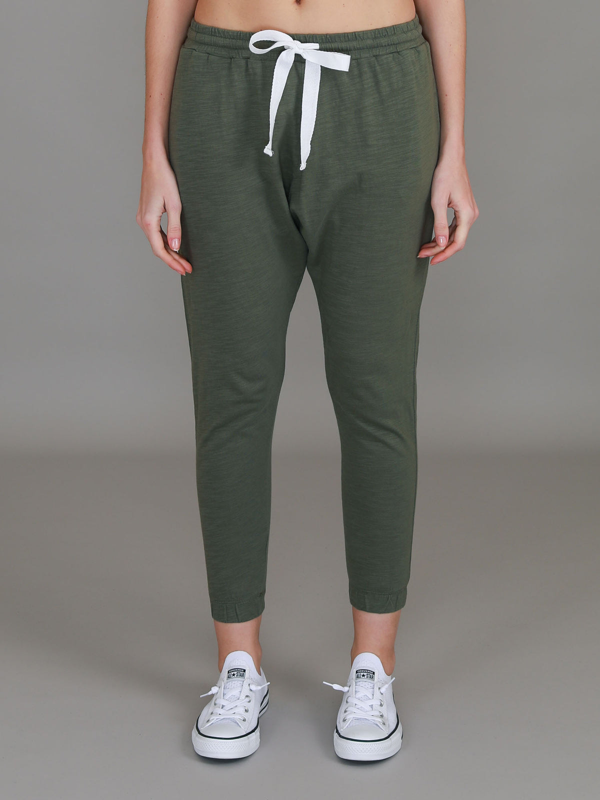 bottle green tracksuit pants