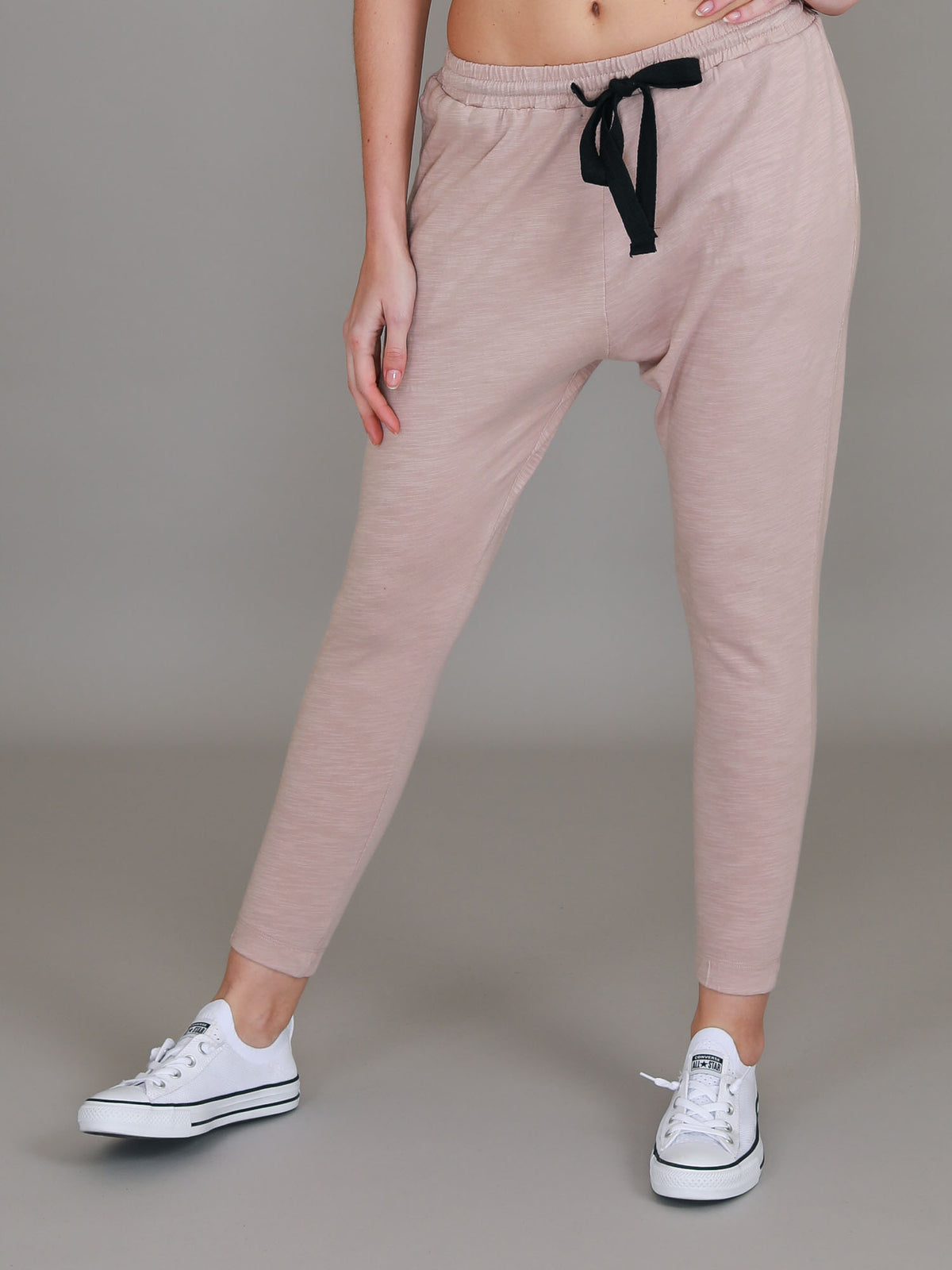 pink track pants