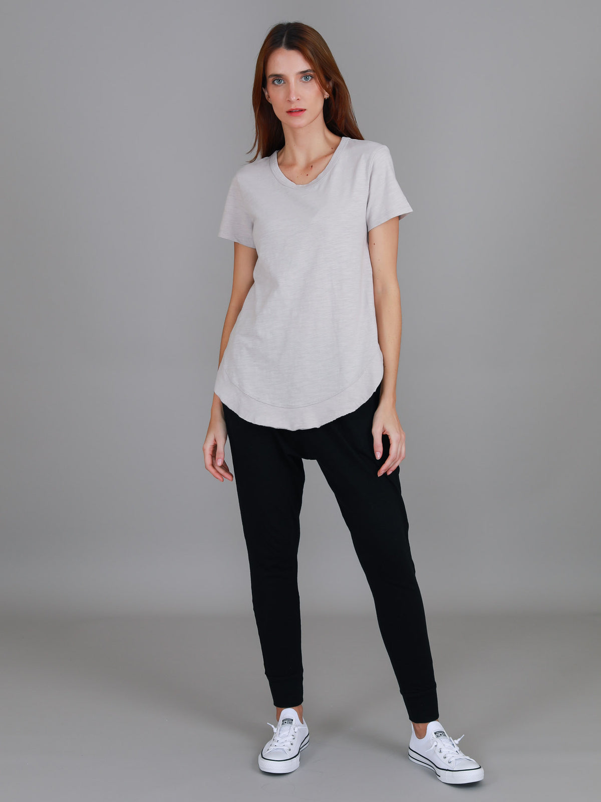 beige cotton tee
