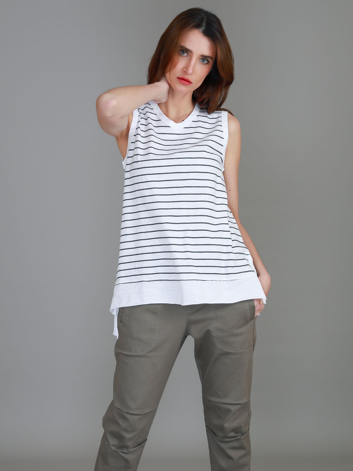 ladies tops #color_stripe