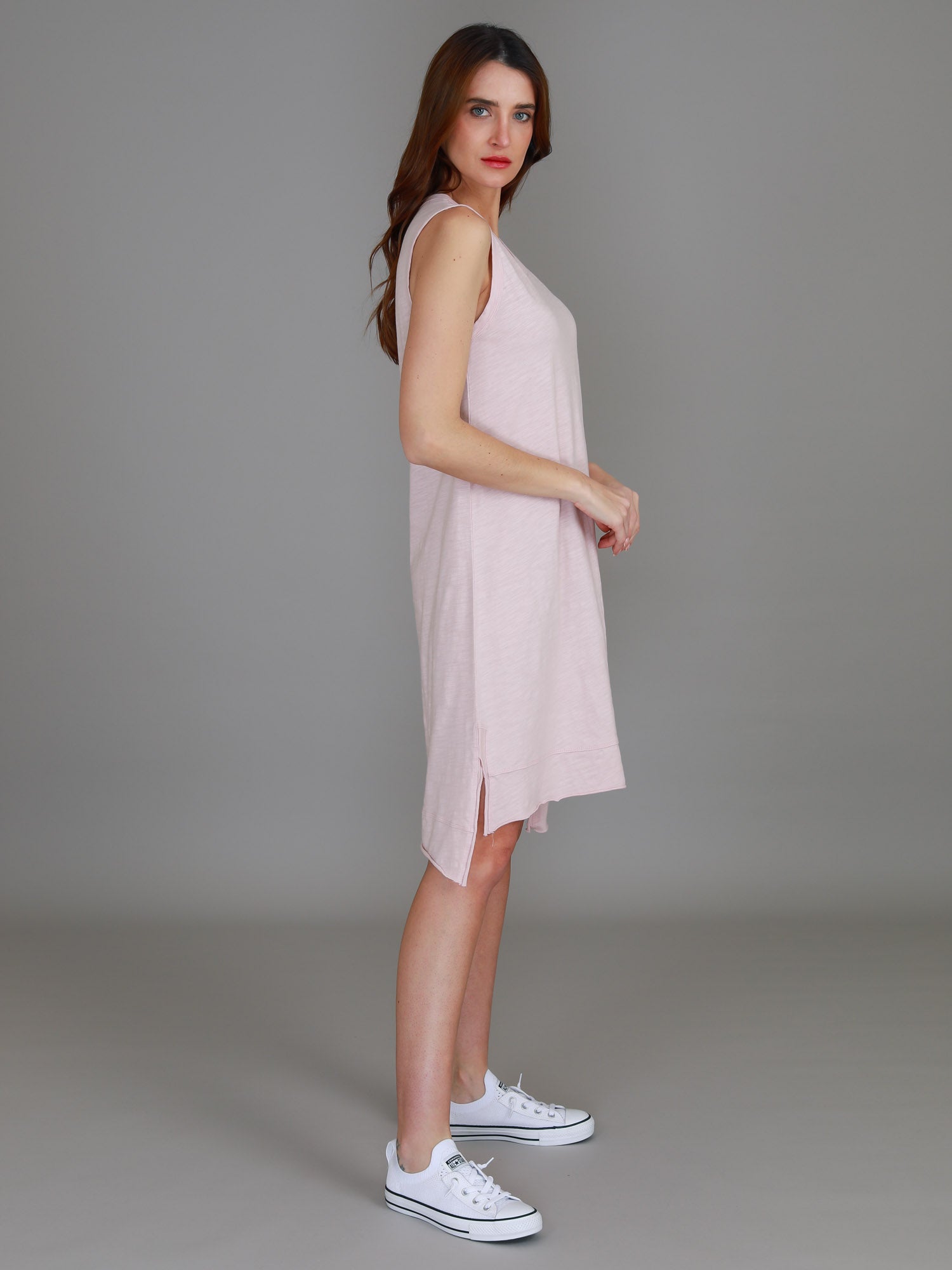 pink casual dress #color_blush marle