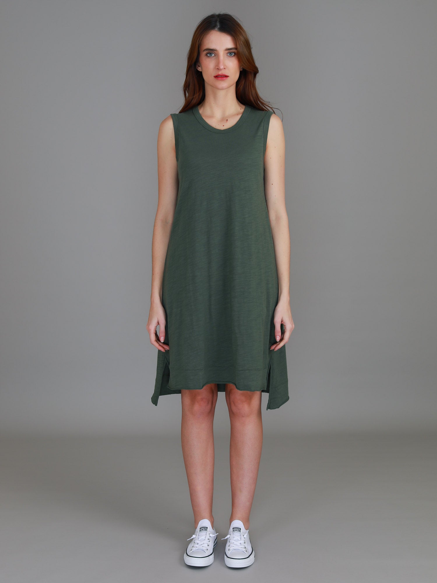 khaki green dress #color_khaki