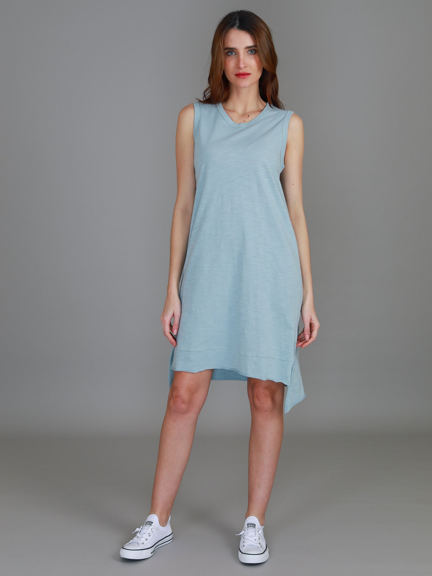 sky blue dress #color_mint blue