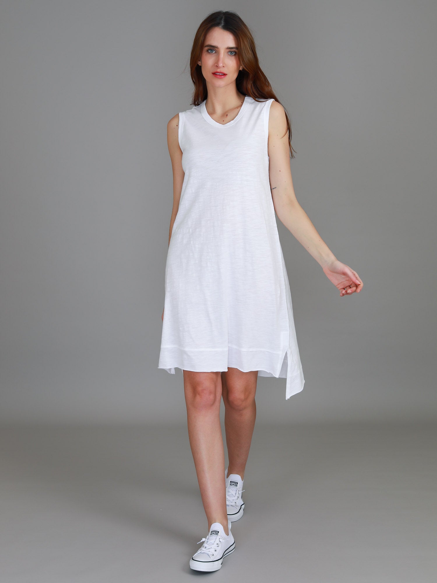 white casual dresses #color_white