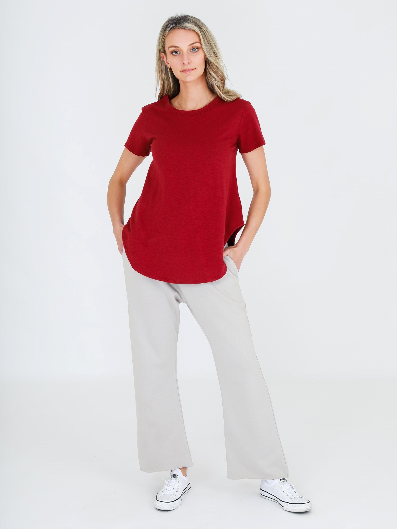 red t shirt womens #color_cranberry