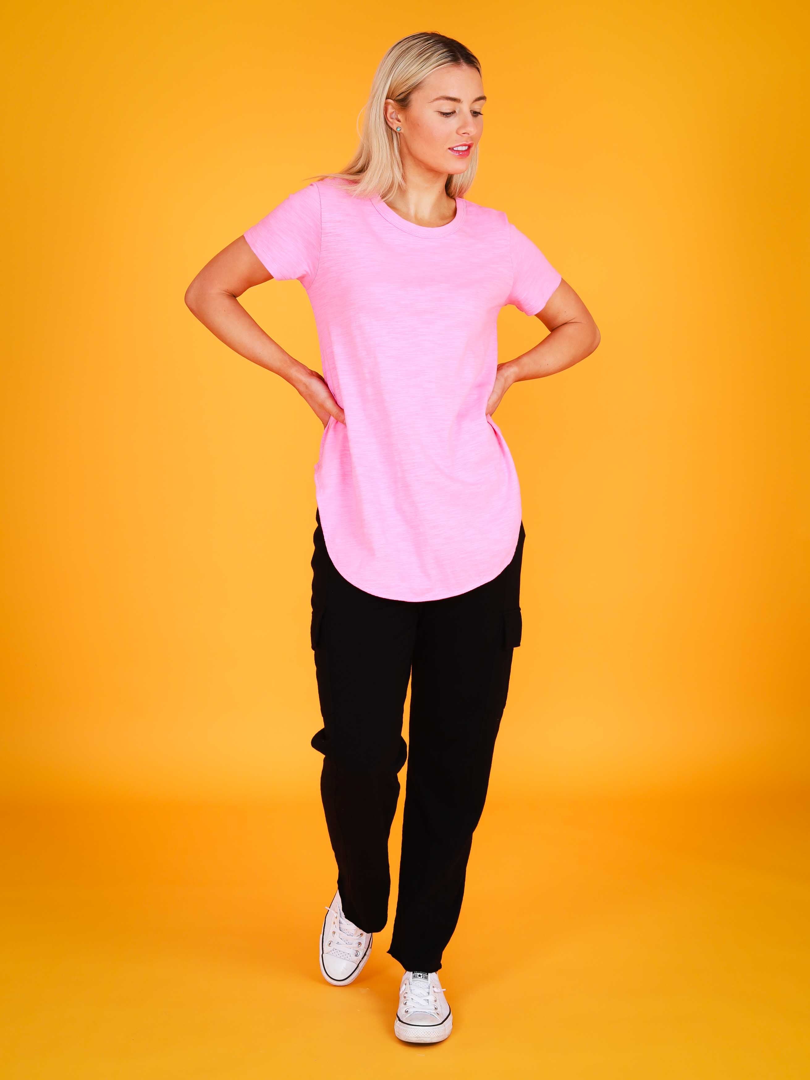 essential tee shirts #color_barbie pink