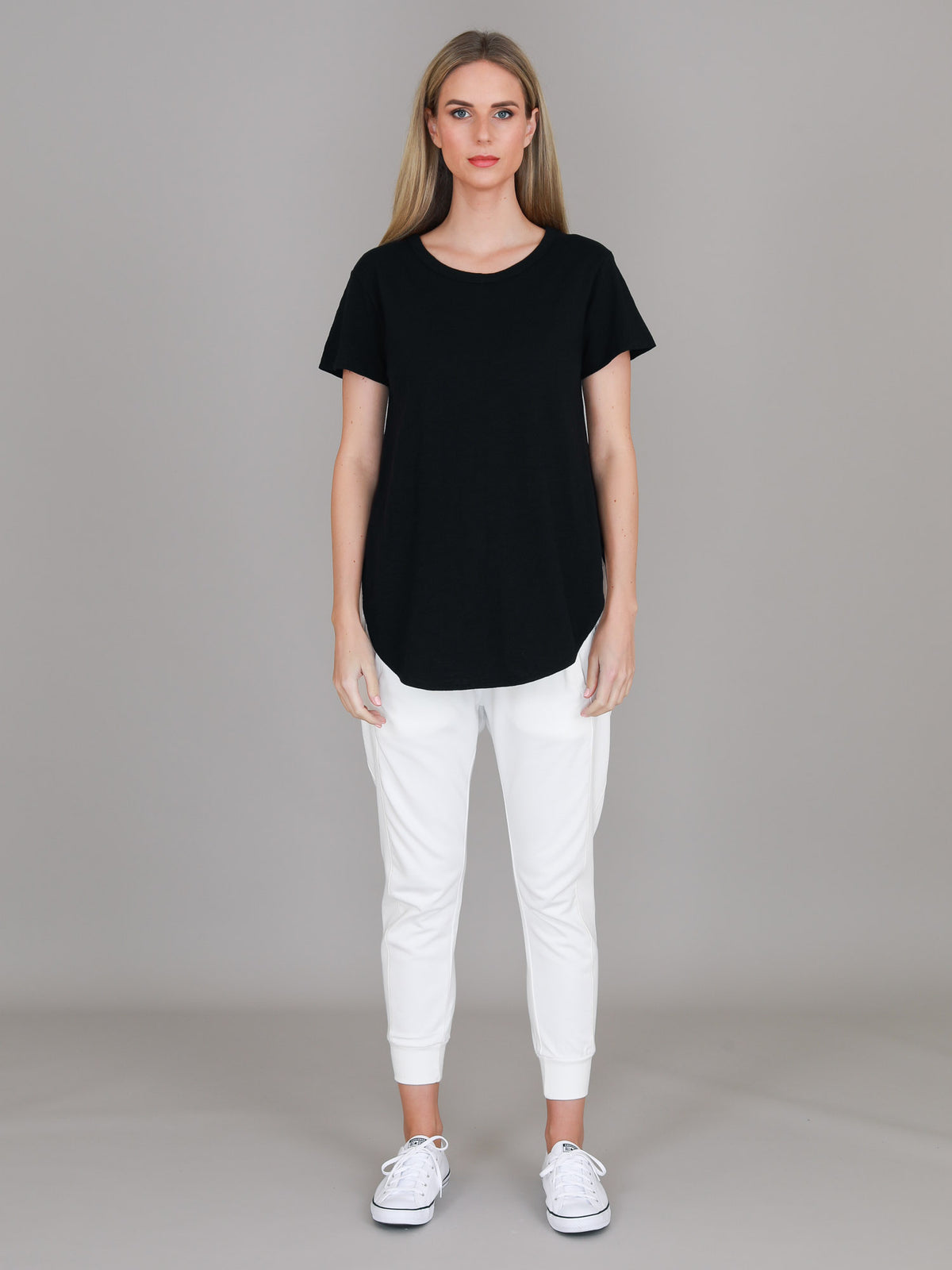black oversized t shirt women