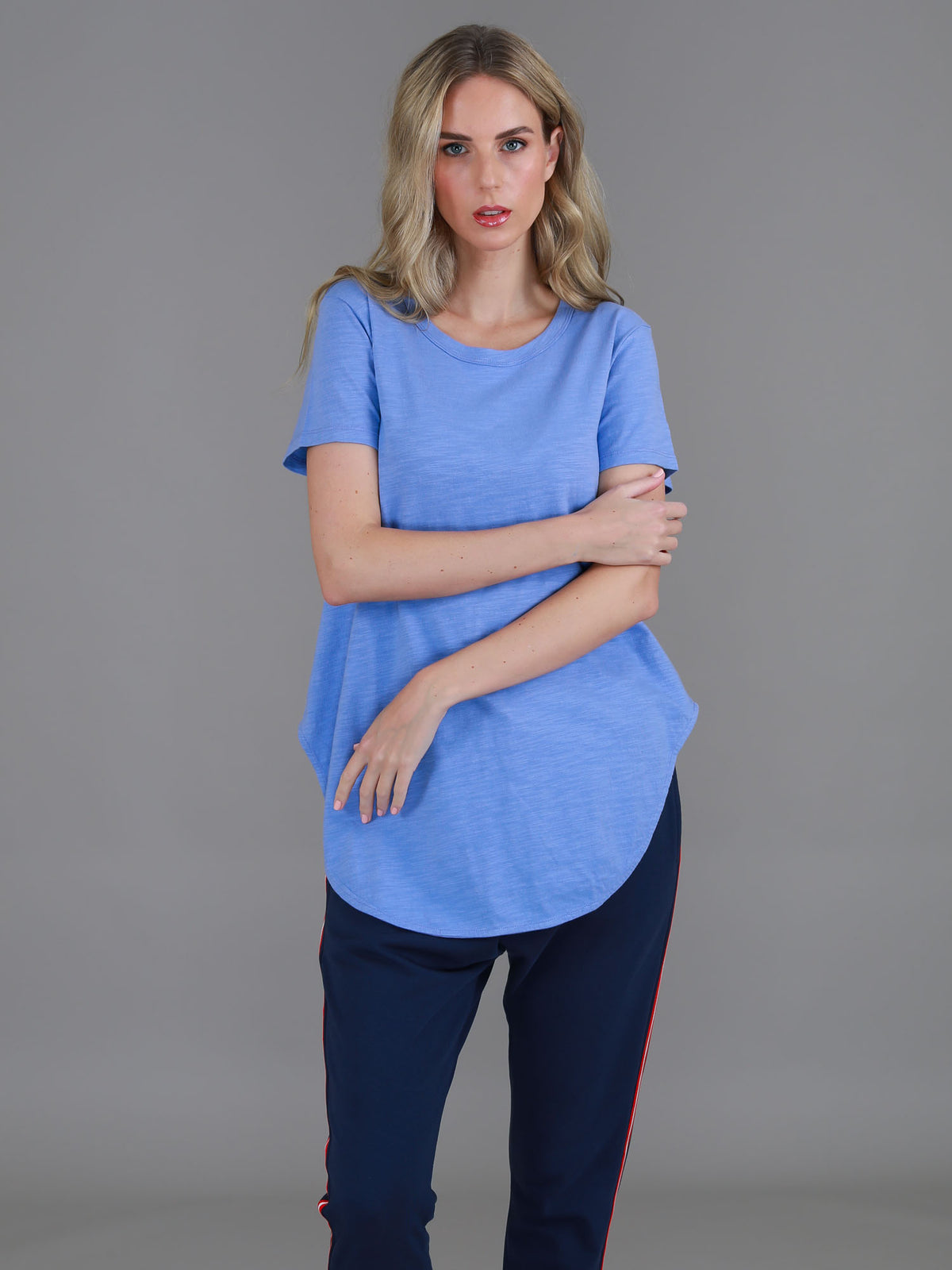 purple t shirt women