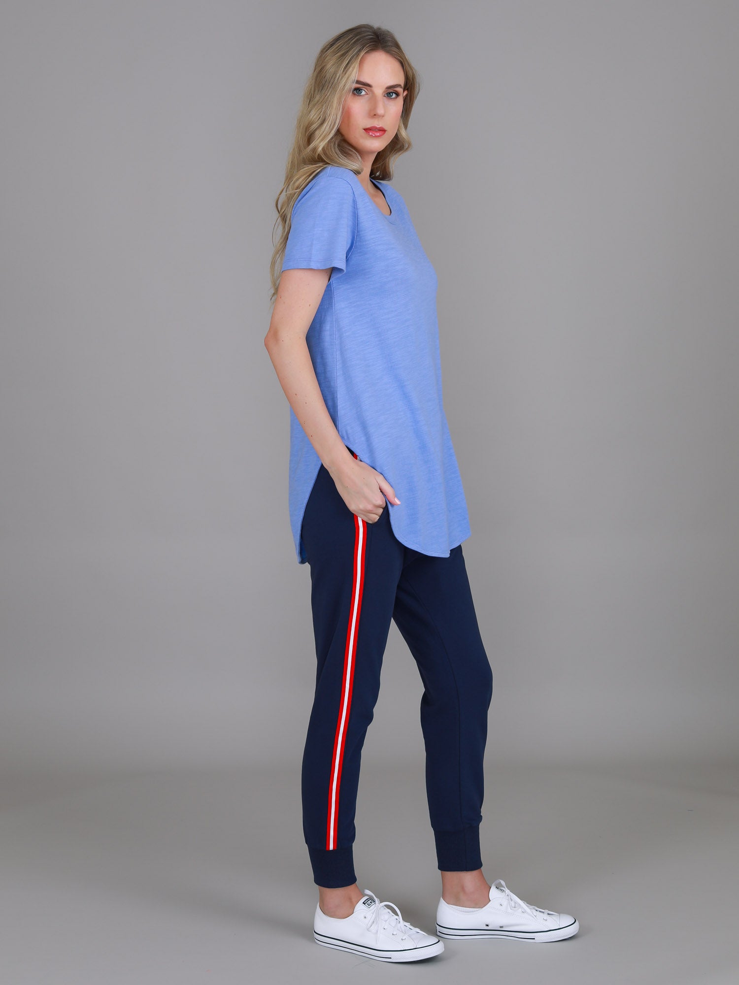 oversized t-shirt women's #color_blue violet