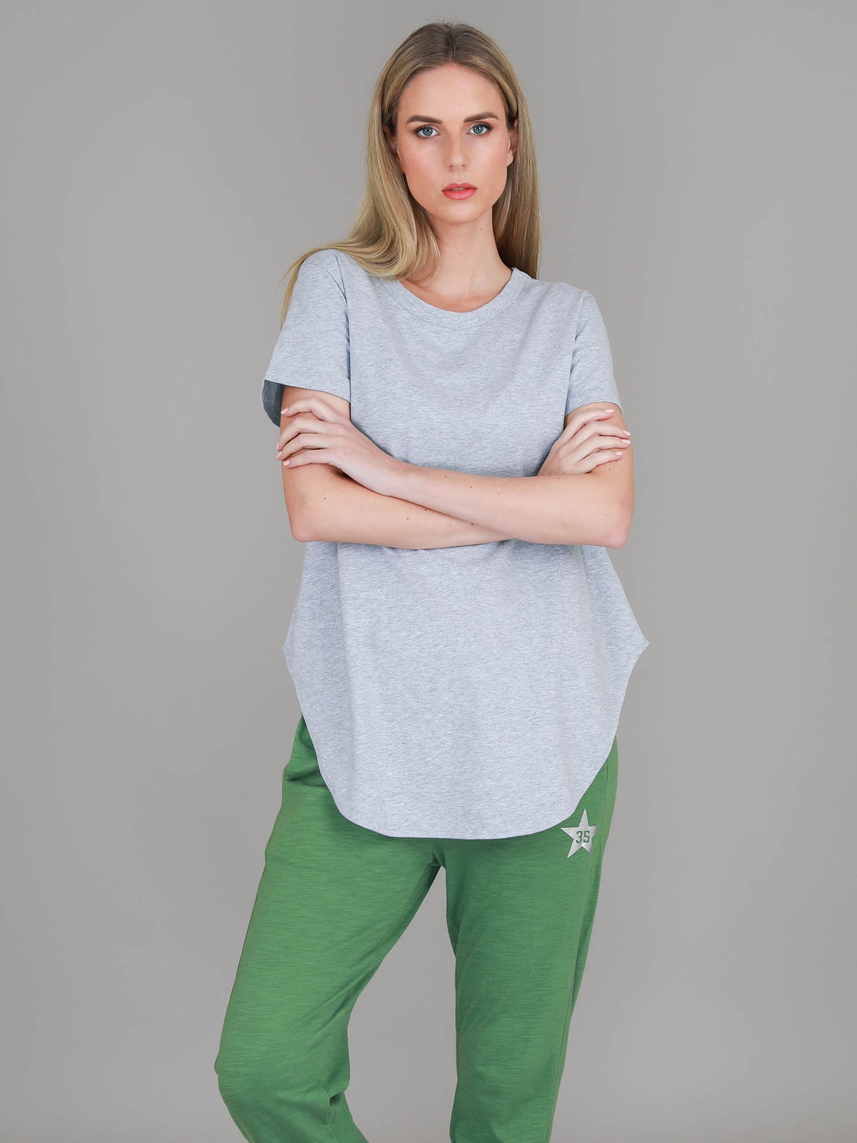 grey marle cotton t shirt