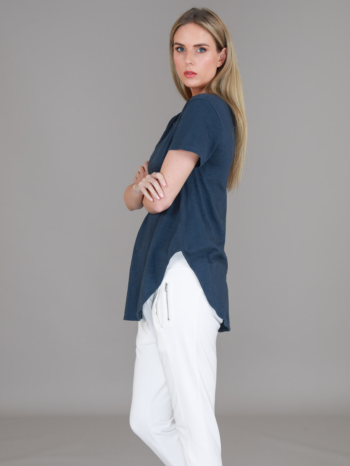 indigo t shirt